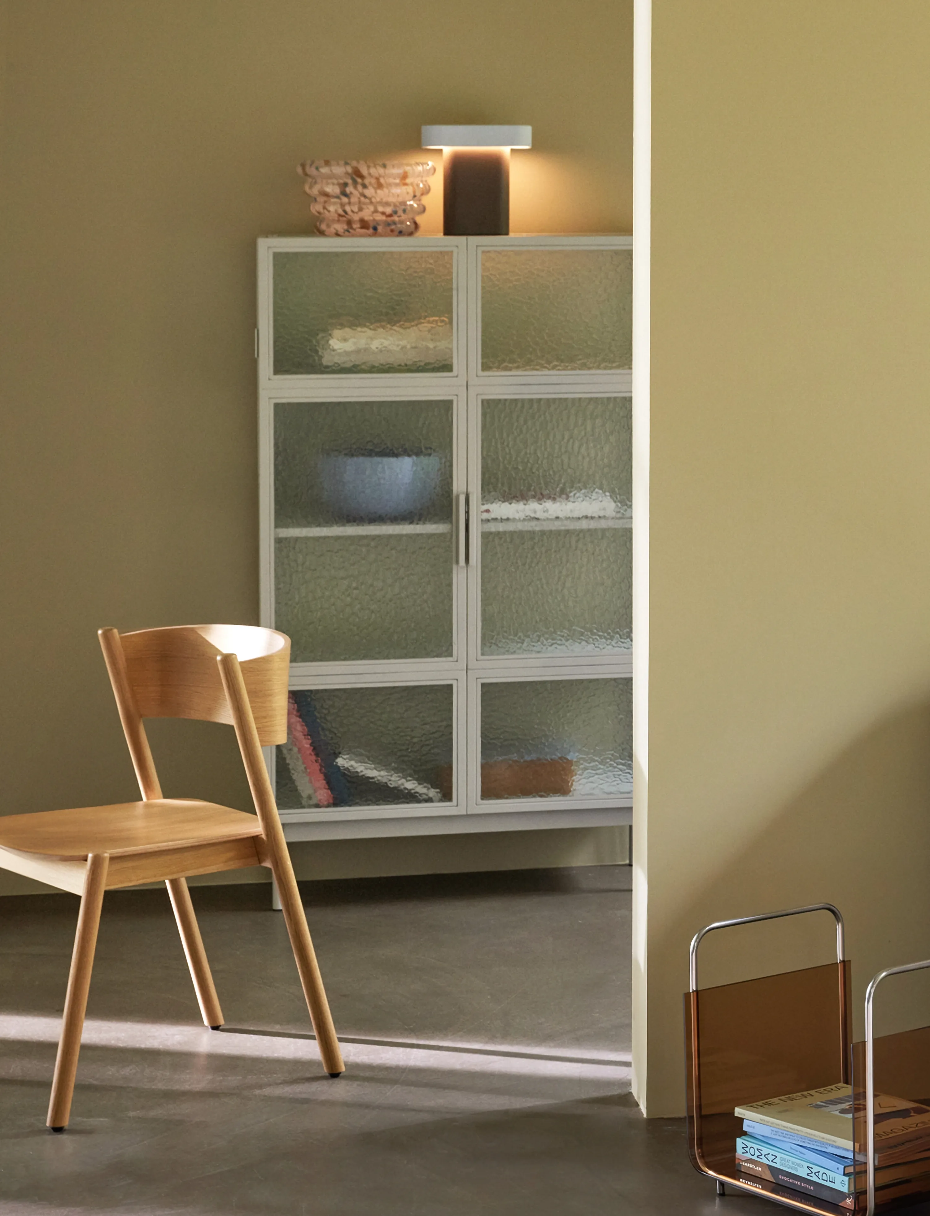 Hübsch Oblique Dining Chair, 55X51XH80 cm, Chairs & Stools - Chairs, Homeware