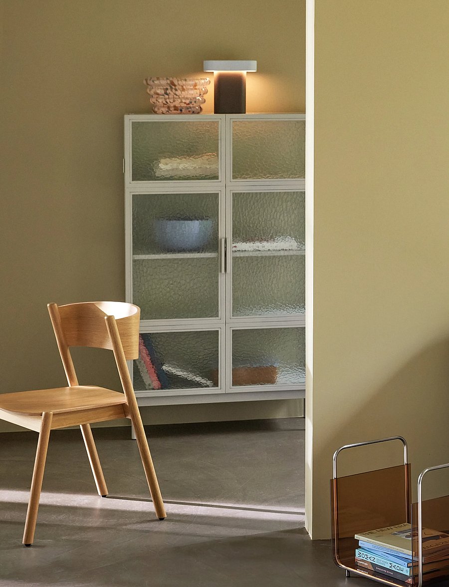 Hübsch - Oblique Dining Chair - natural - 0
