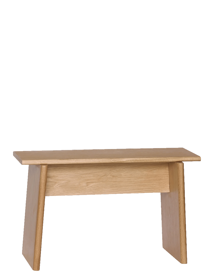 Hübsch - Baenk Stool Oak - hocker & bänke - natural - 1