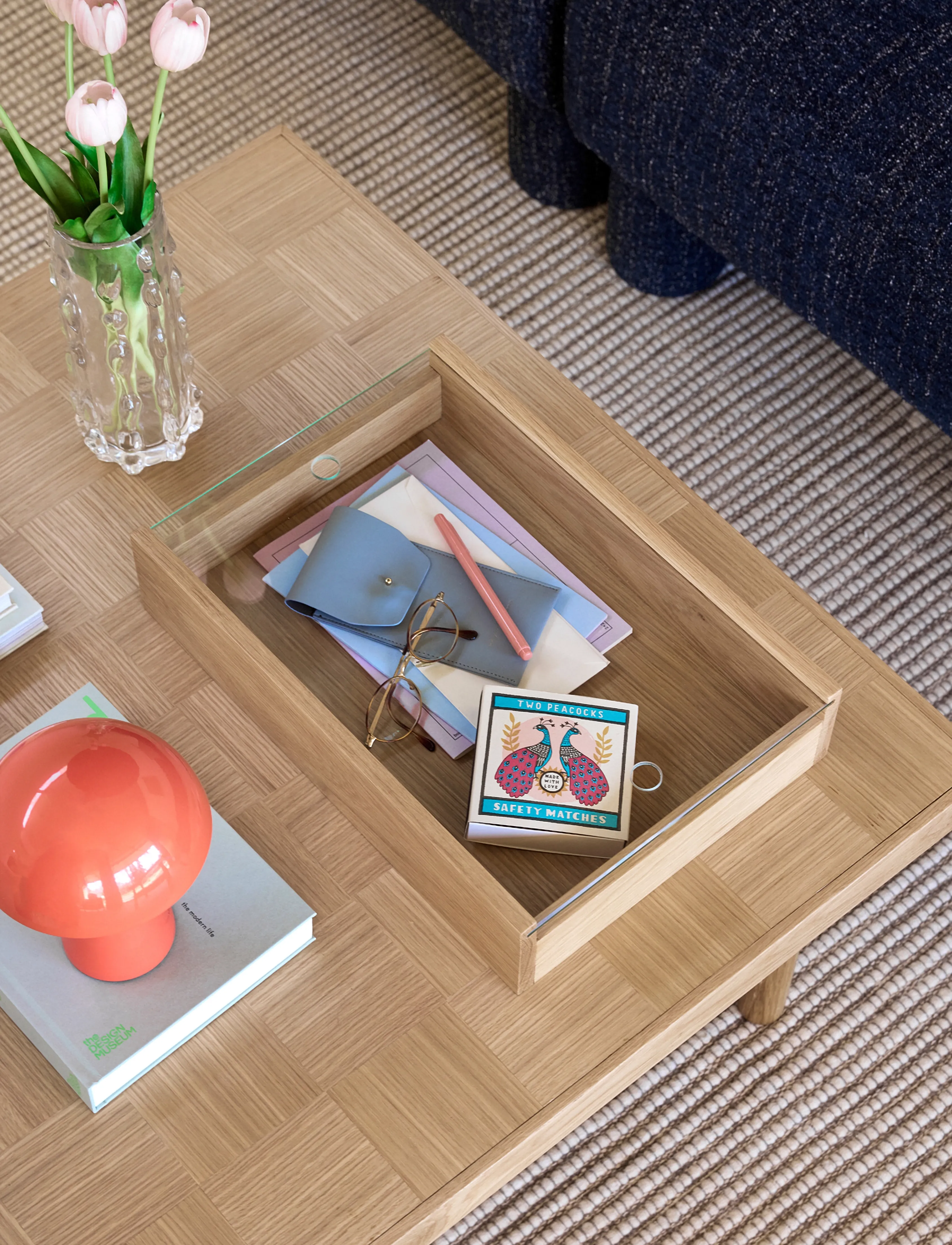 Hübsch - Senri Display Box Oak - natural - 0