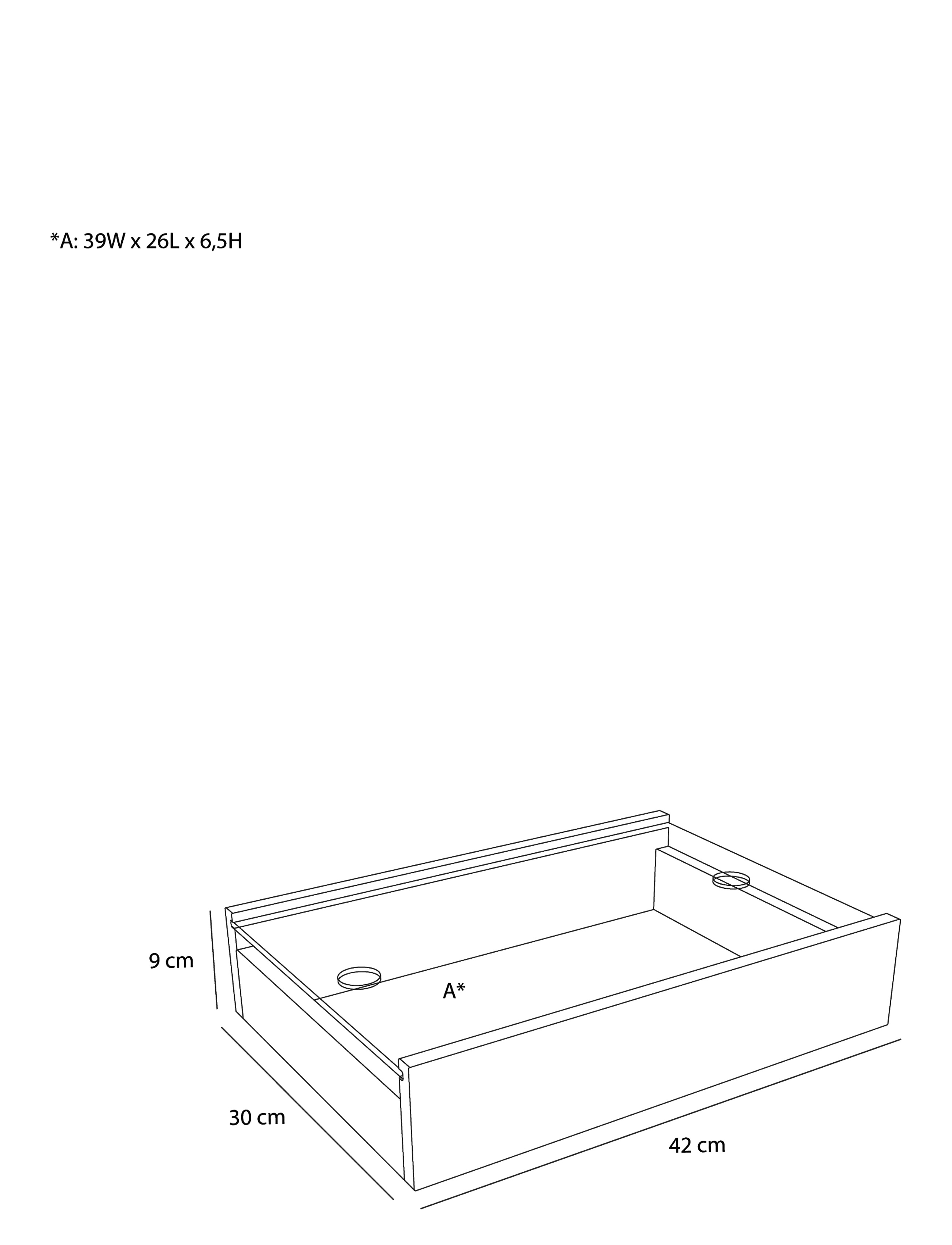 Hübsch - Senri Display Box Oak - natural - 3