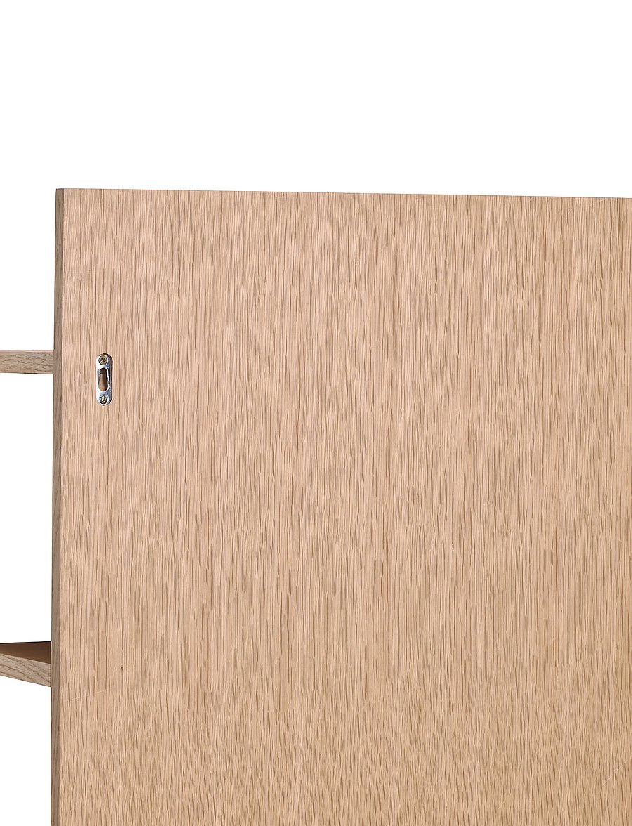 Hübsch - Stand Shelf Oak/Red - regale und verwahrung - natural,yellow - 5