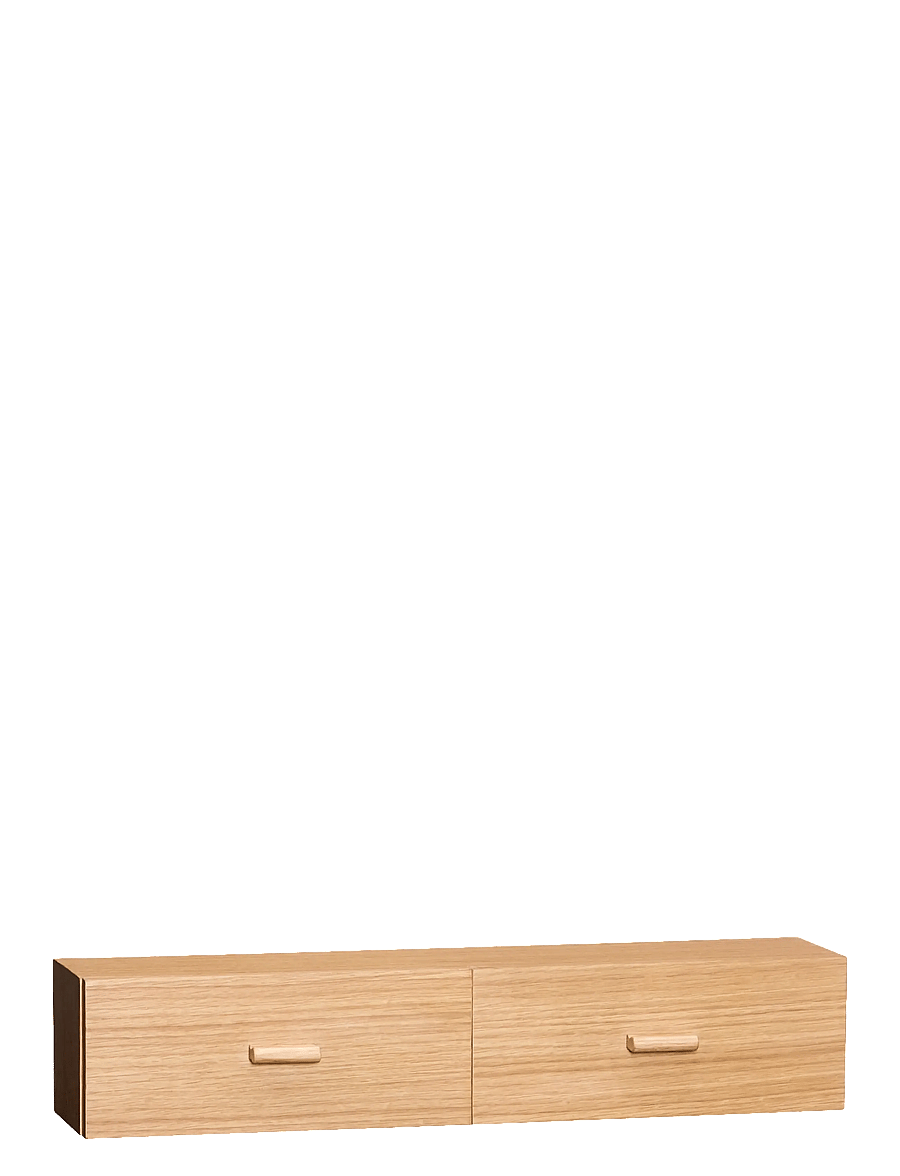 Hübsch - Shuno Shelf Oak - regale und verwahrung - natural,orange - 1
