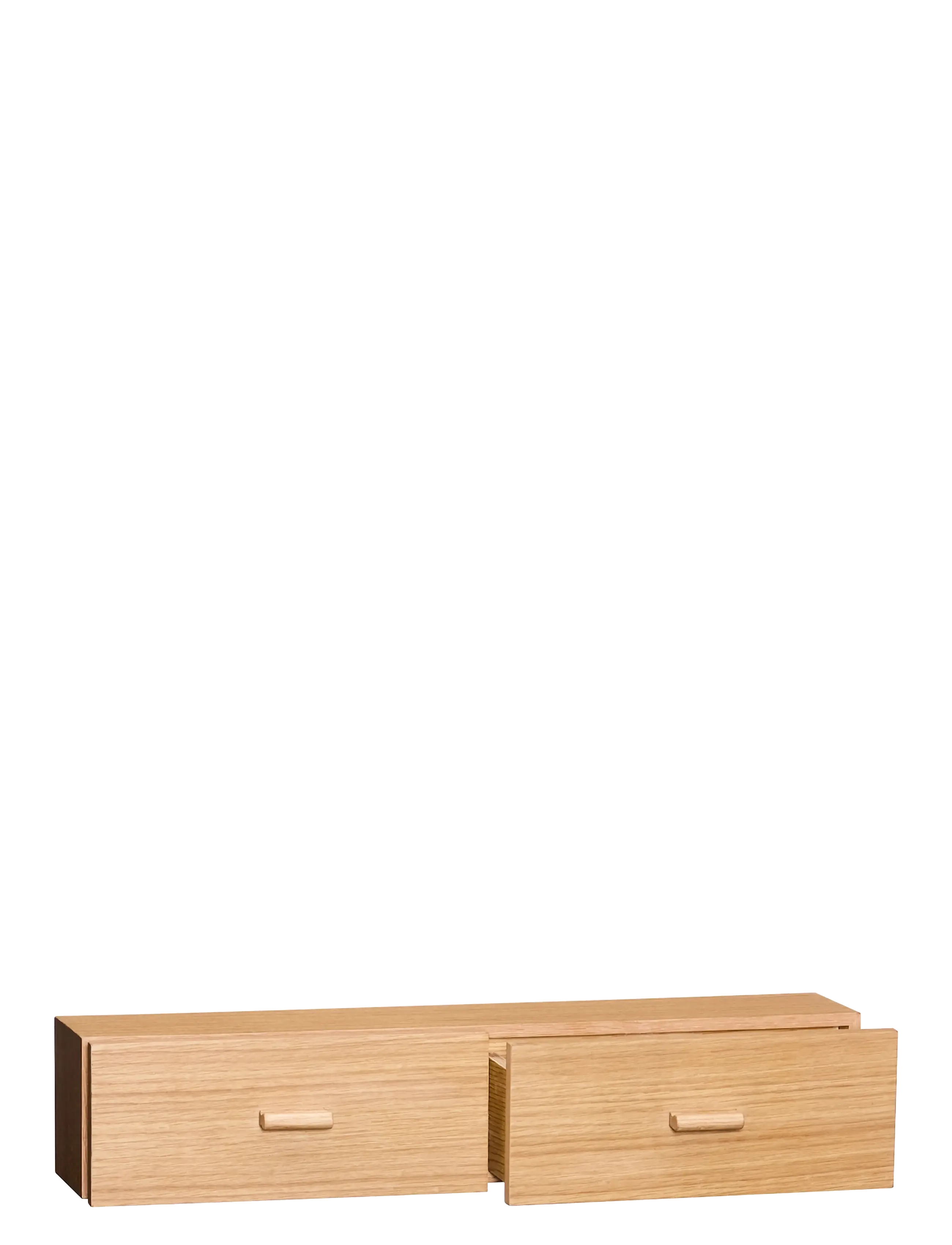 Hübsch - Shuno Shelf Oak - regale und verwahrung - natural,orange - 2