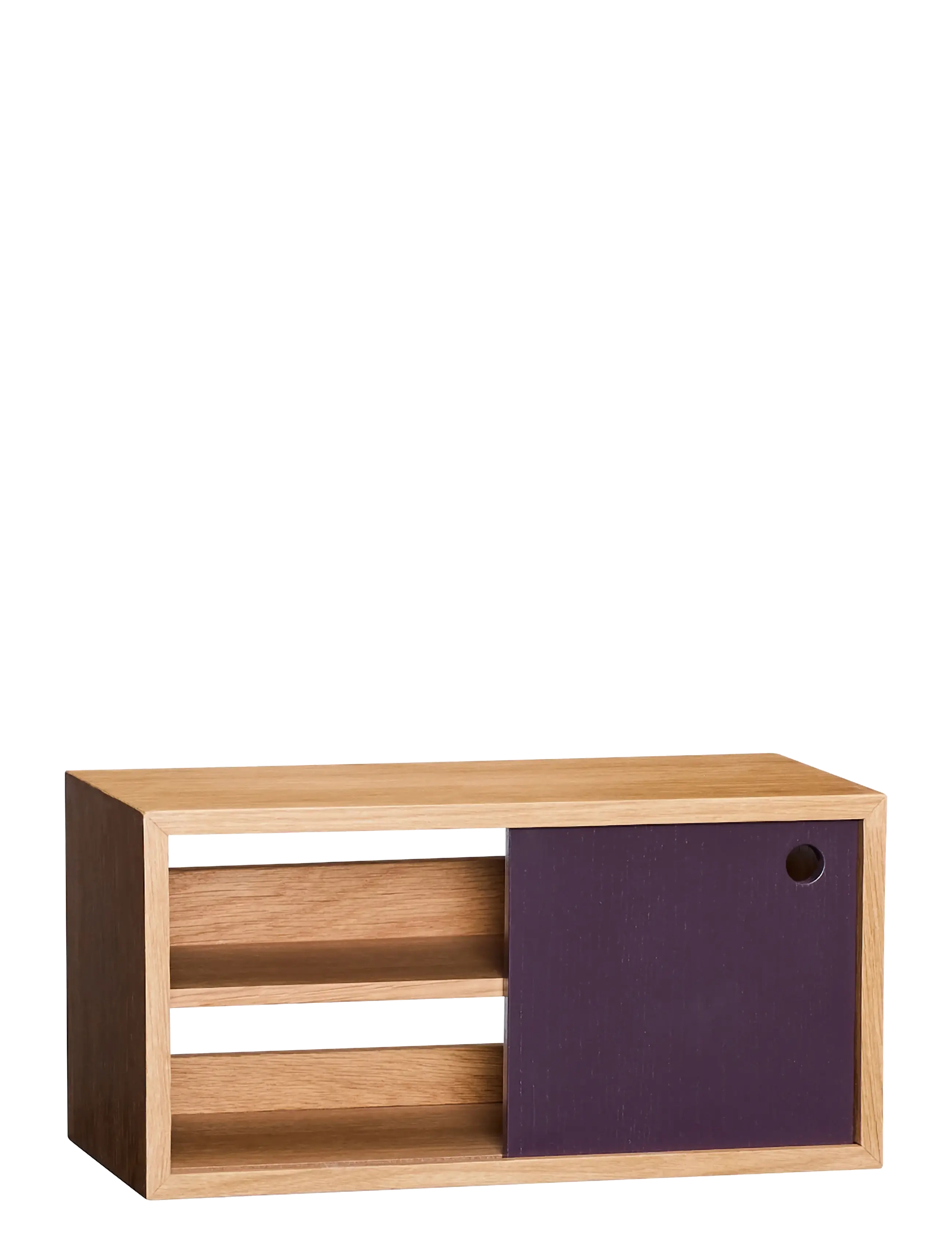 Hübsch Slide Shelf Burgundy - Gifts - NATURAL,RED / multi
