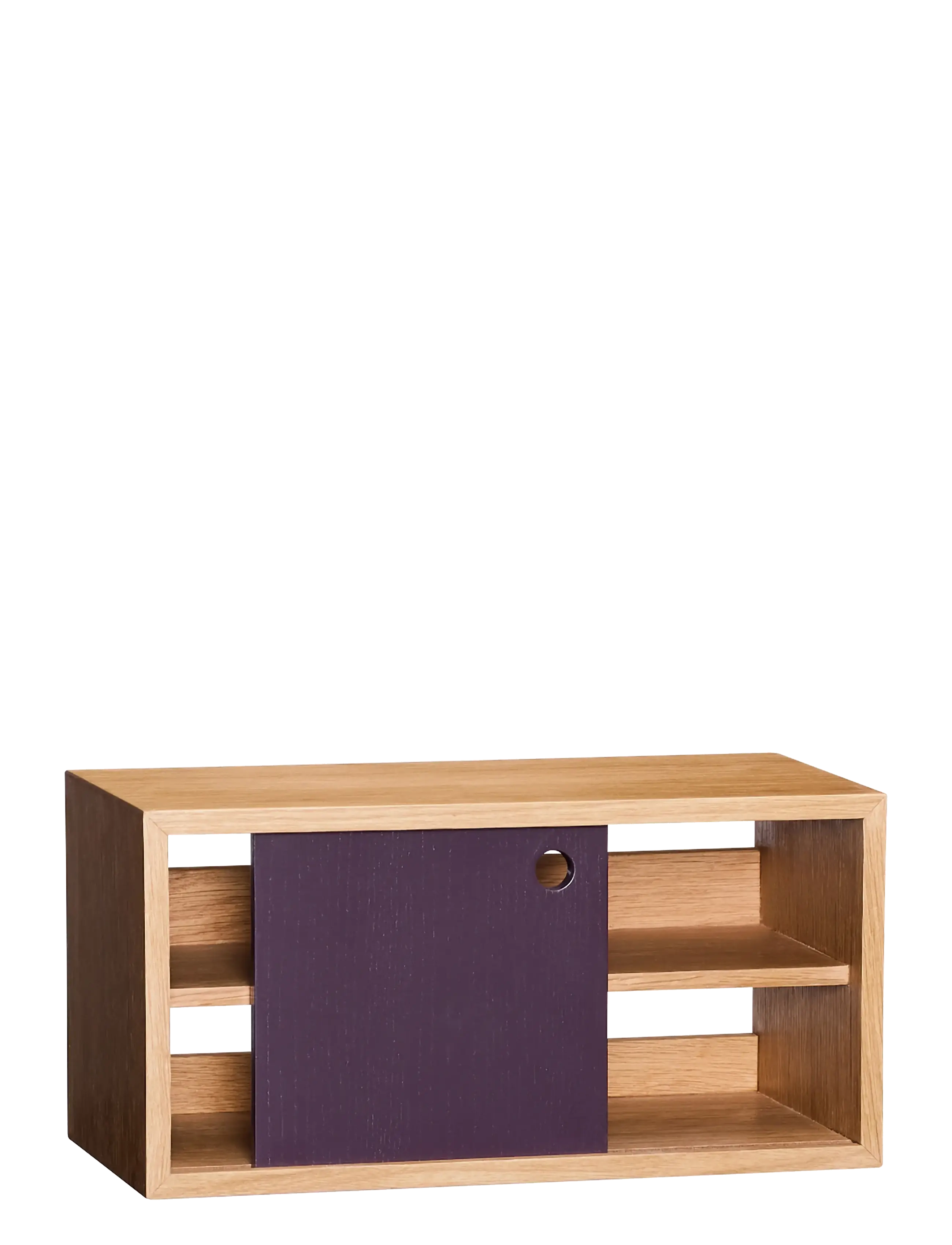 Hübsch - Slide Shelf Burgundy - natural,red - 2