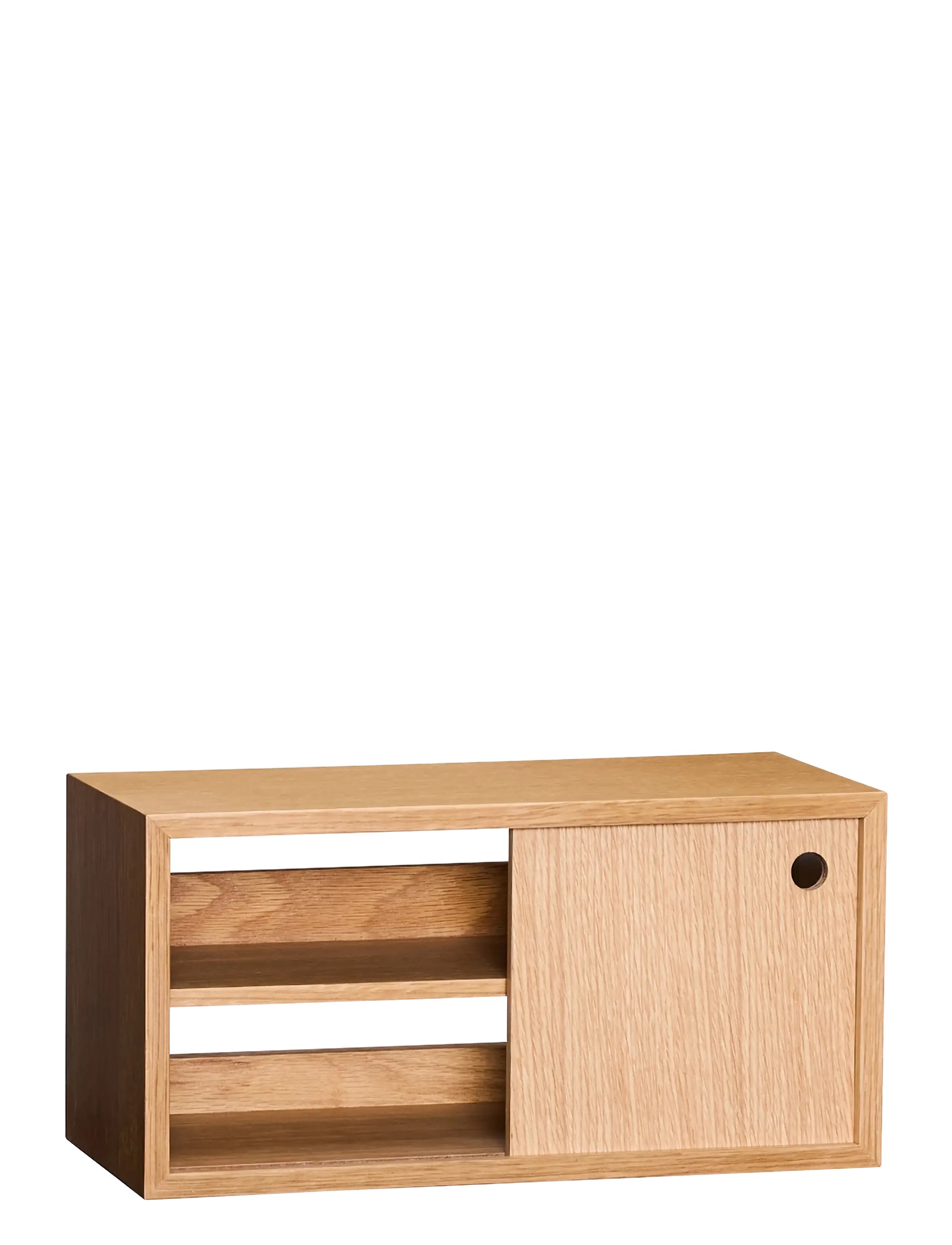 Hübsch Slide Shelf Oak, Hylde, Str: 40X20X20CM