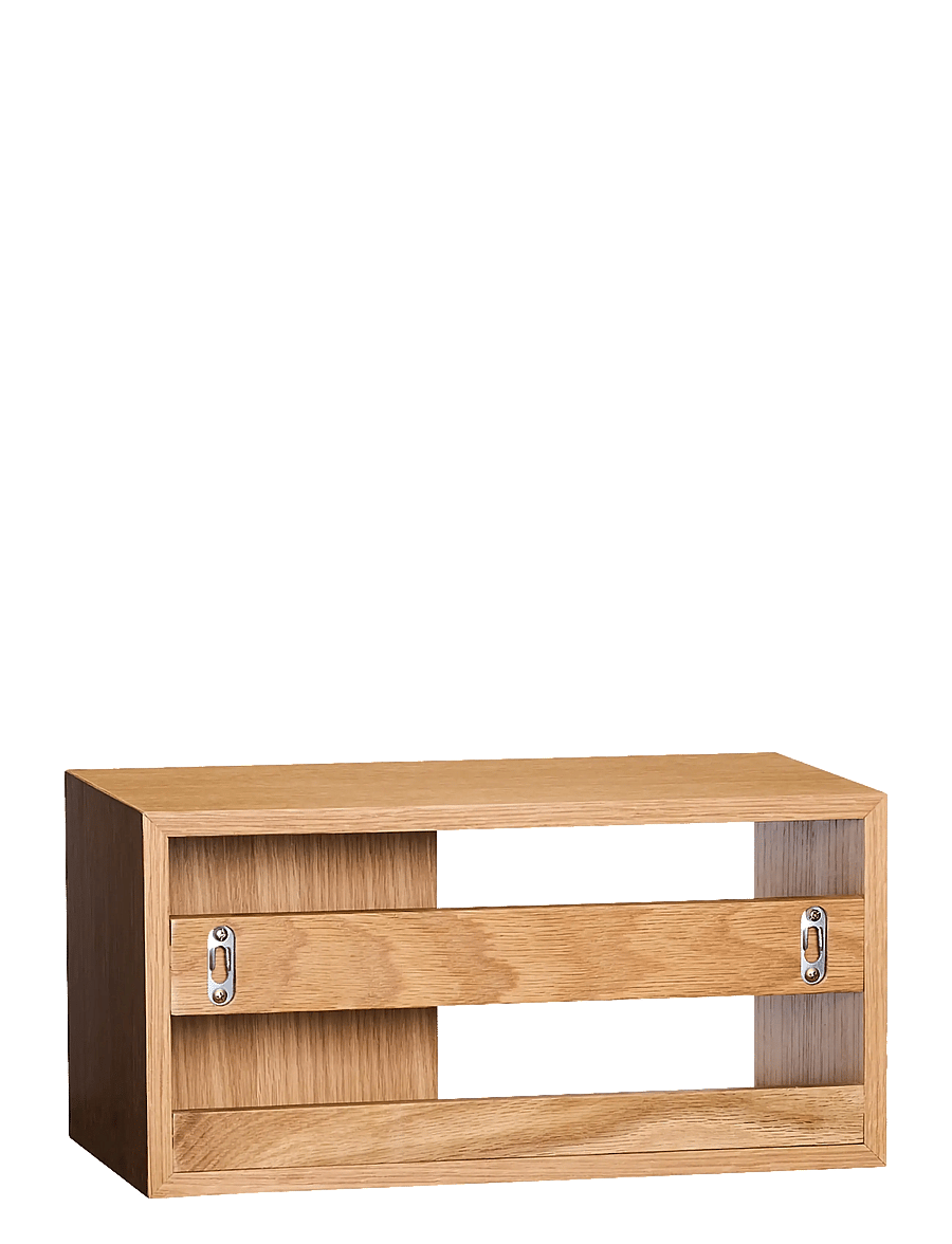 Hübsch - Slide Shelf Oak - natural - 3