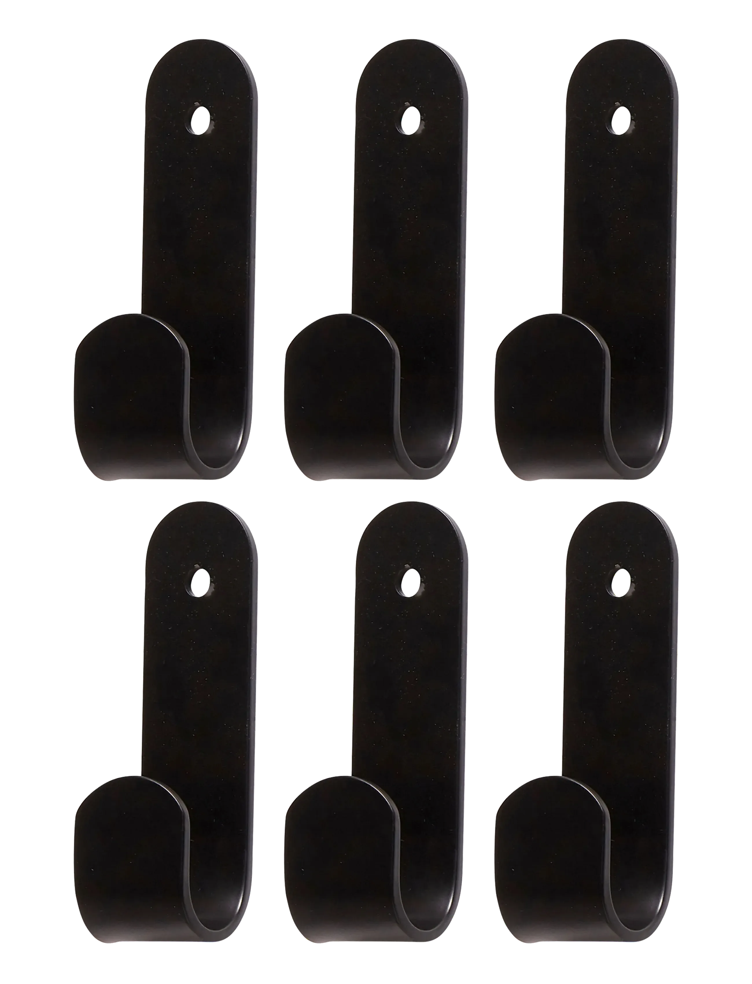 Hübsch Piccolo Hook - Hooks & Knobs - BLACK / black