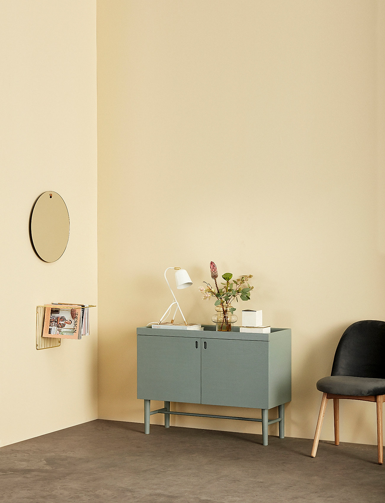 Hübsch Hall Spejl, One Size, Mirrors, Nackt - Wall Homeware