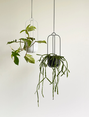 Hübsch - Lotus Hanging Pots - najniższe ceny - grey - 2