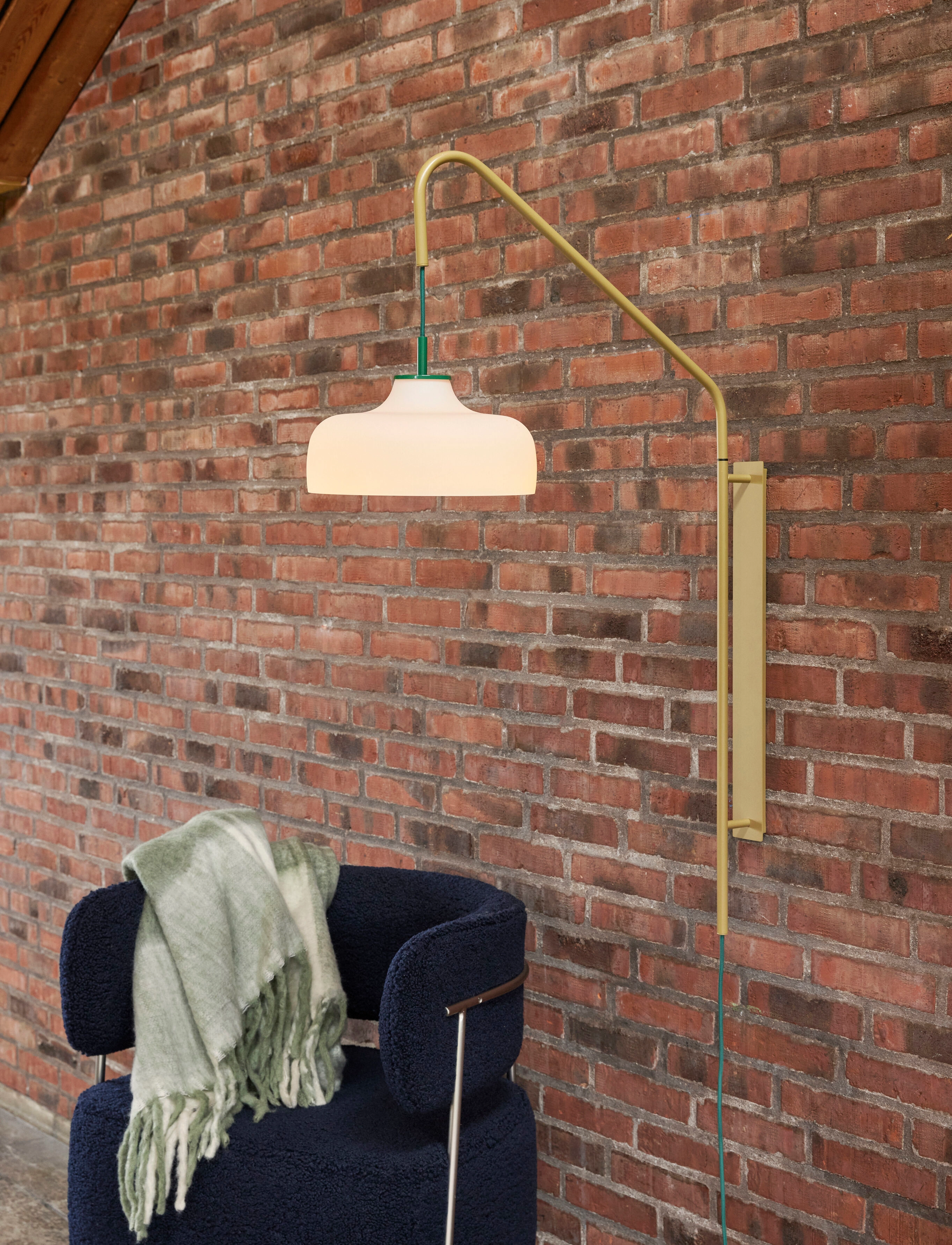 Hübsch Current Væglampe, 71X30XH111 cm, Lamps, Mehrfarbig/gemustert - Wall Homeware