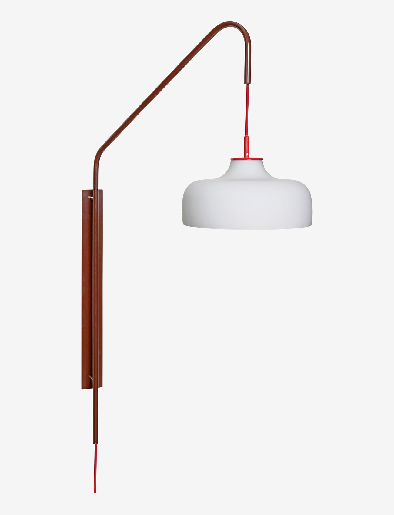 Hübsch - Current Wall Light - væglamper - light red - 1