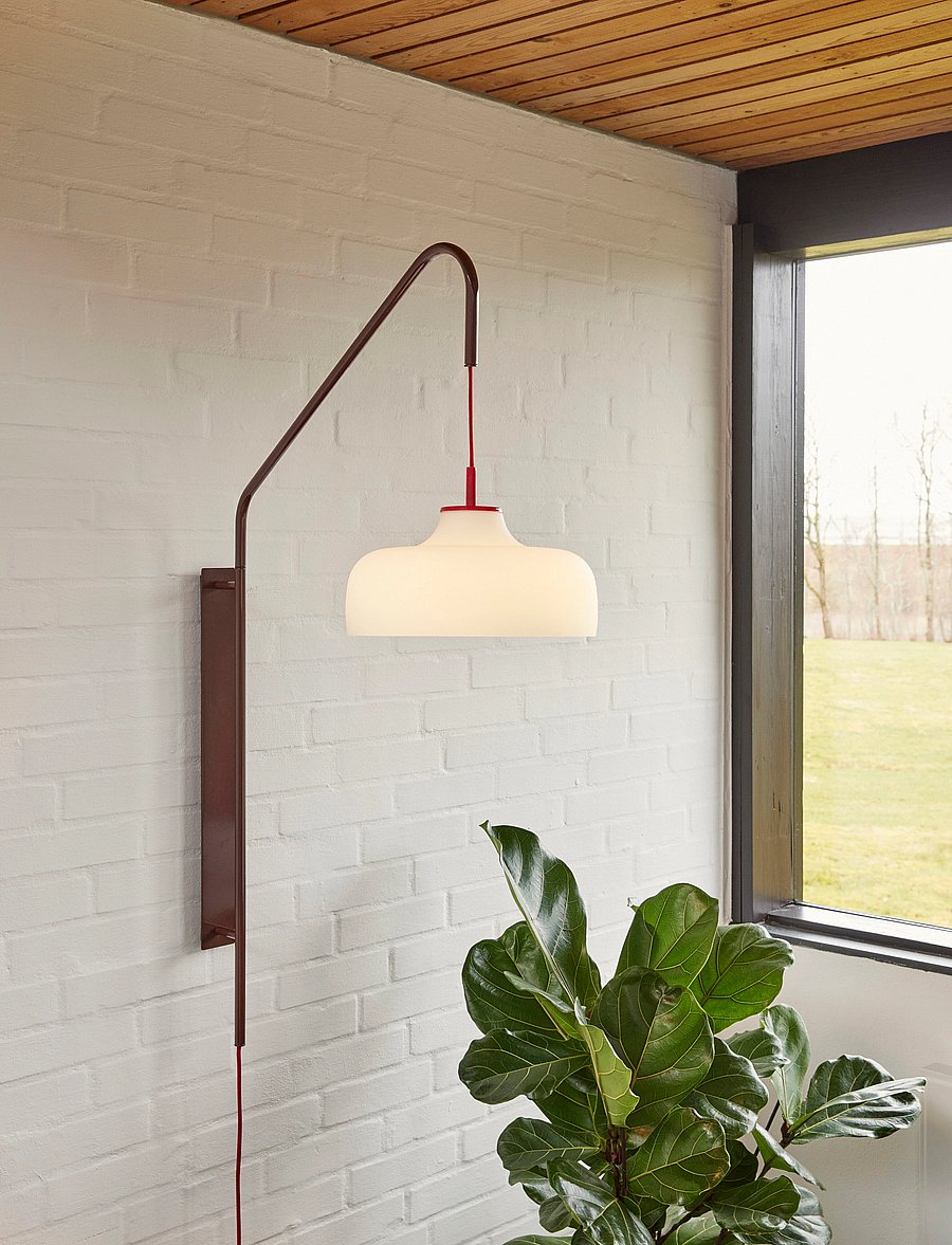 Hübsch - Current Wall Light - seinalambid - light red - 0