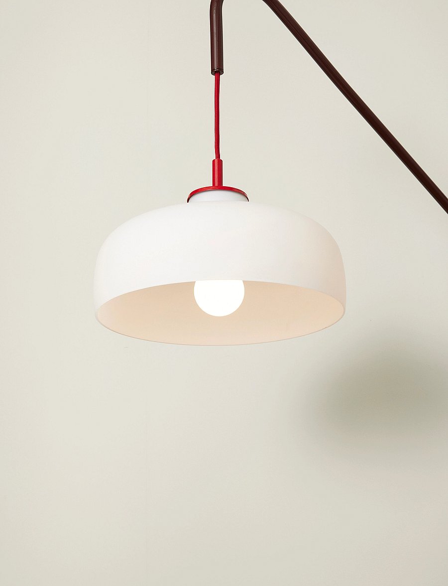 Hübsch - Current Wall Light - seinalambid - light red - 2