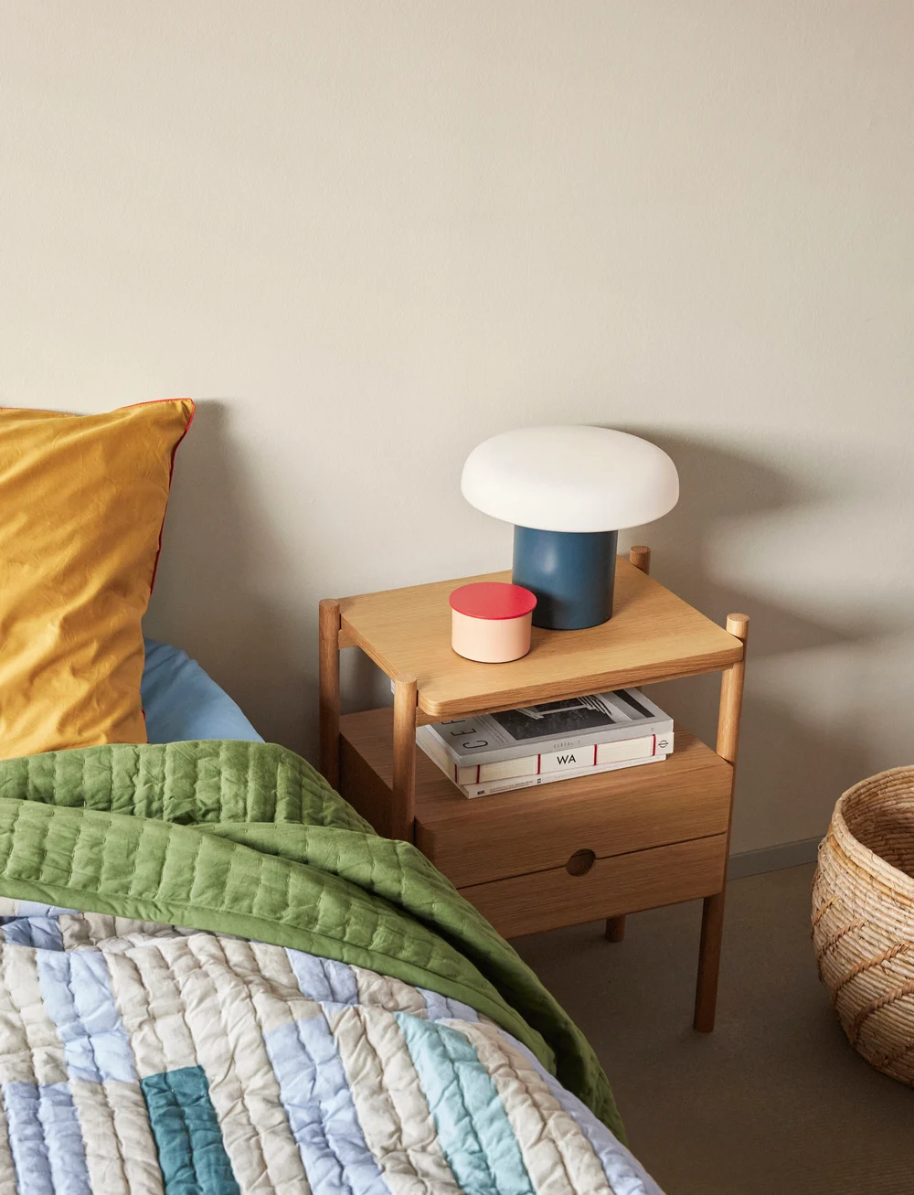 Hübsch - Ateliers Table Lamp - laualambid - dark blue,white - 3