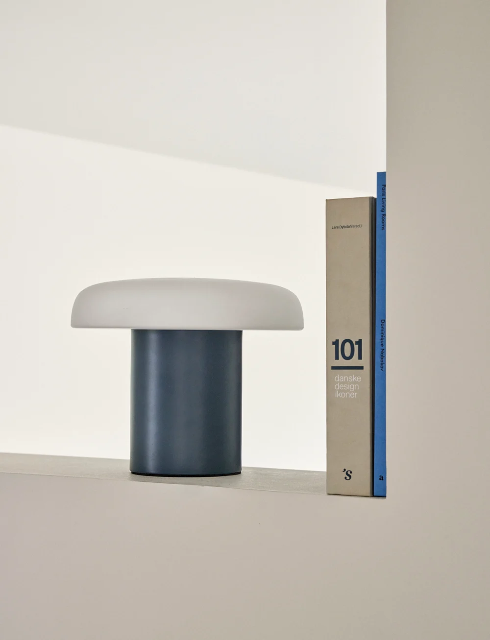 Hübsch - Ateliers Table Lamp - laualambid - dark blue,white - 5