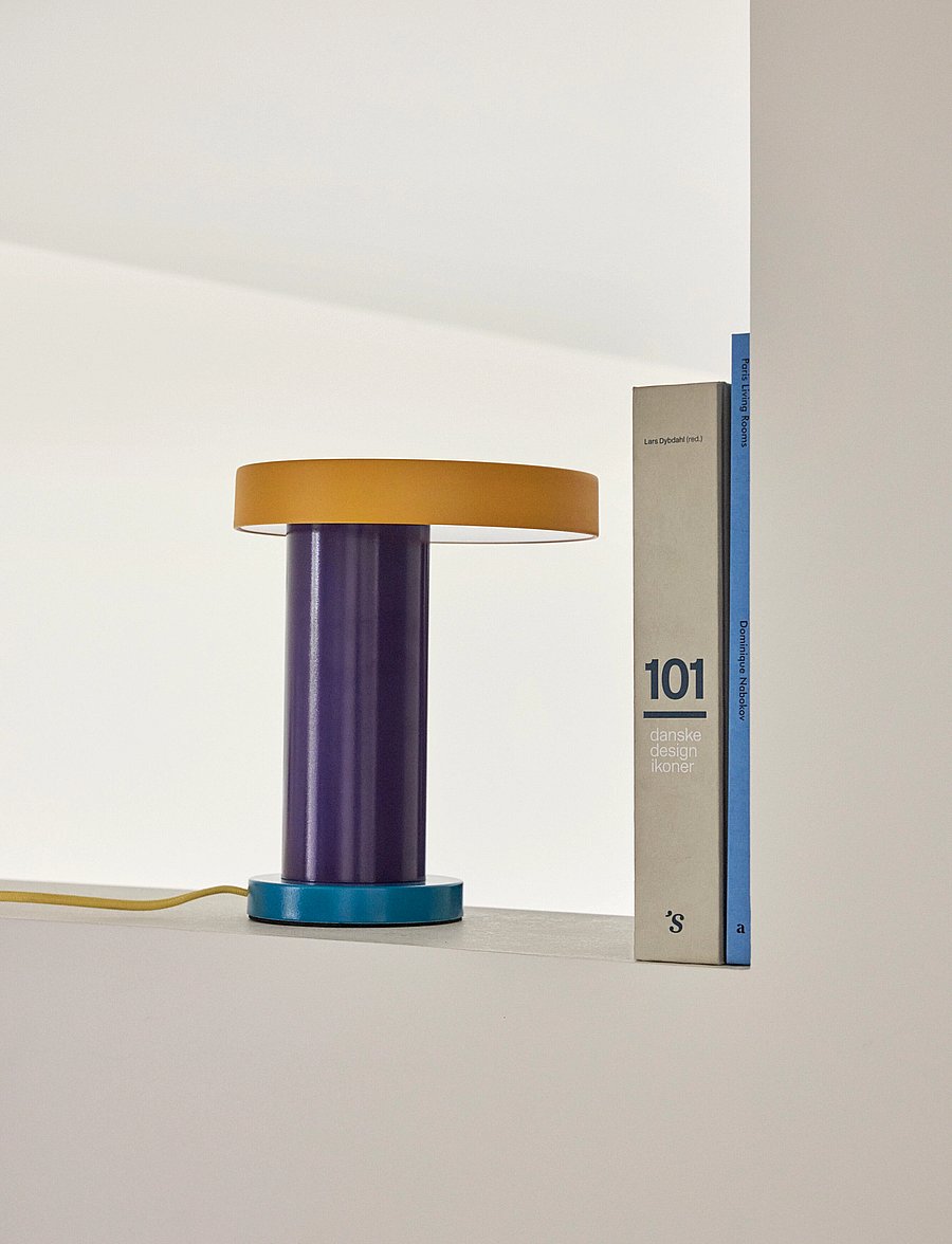 Hübsch - Magic Table Lamp - laualambid - orange,petrol,purple - 5