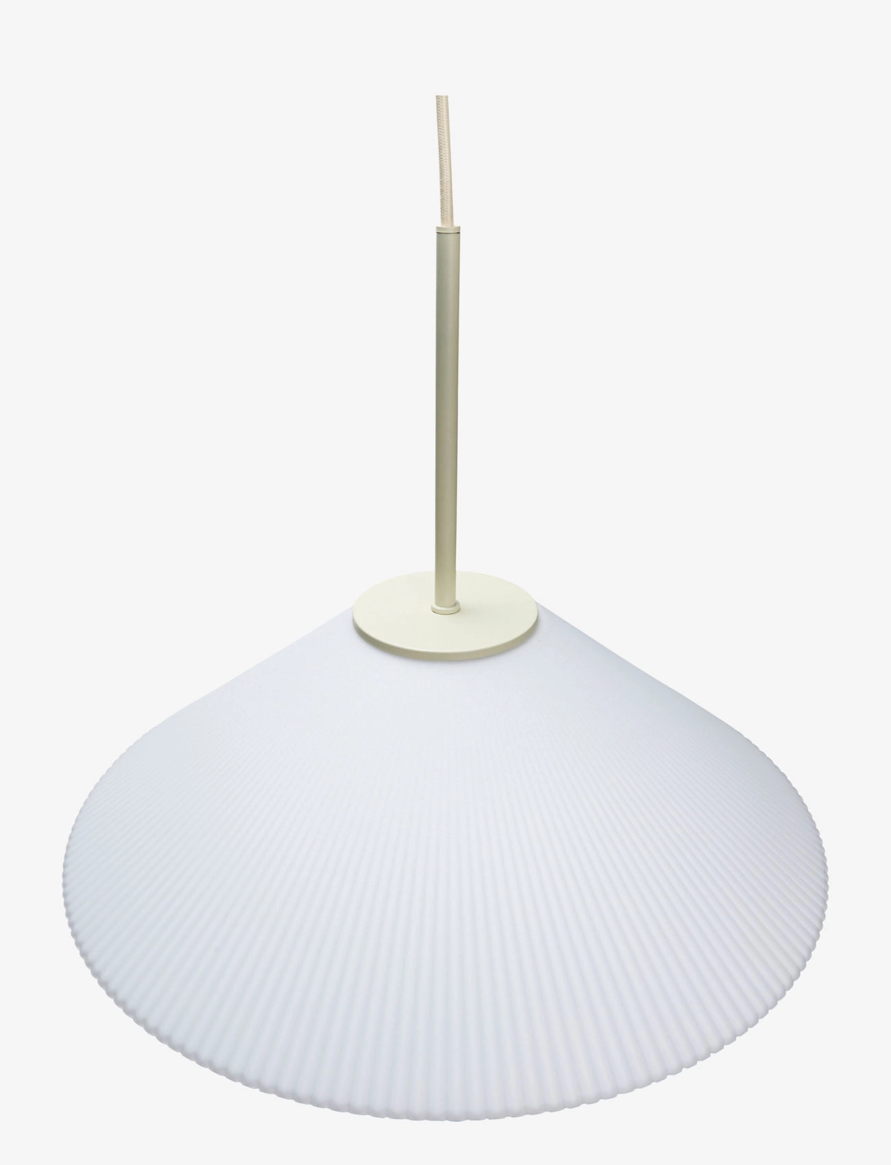 Hübsch - Solid Pendant Lamp - lubų šviestuvai - sand,textured,white - 3