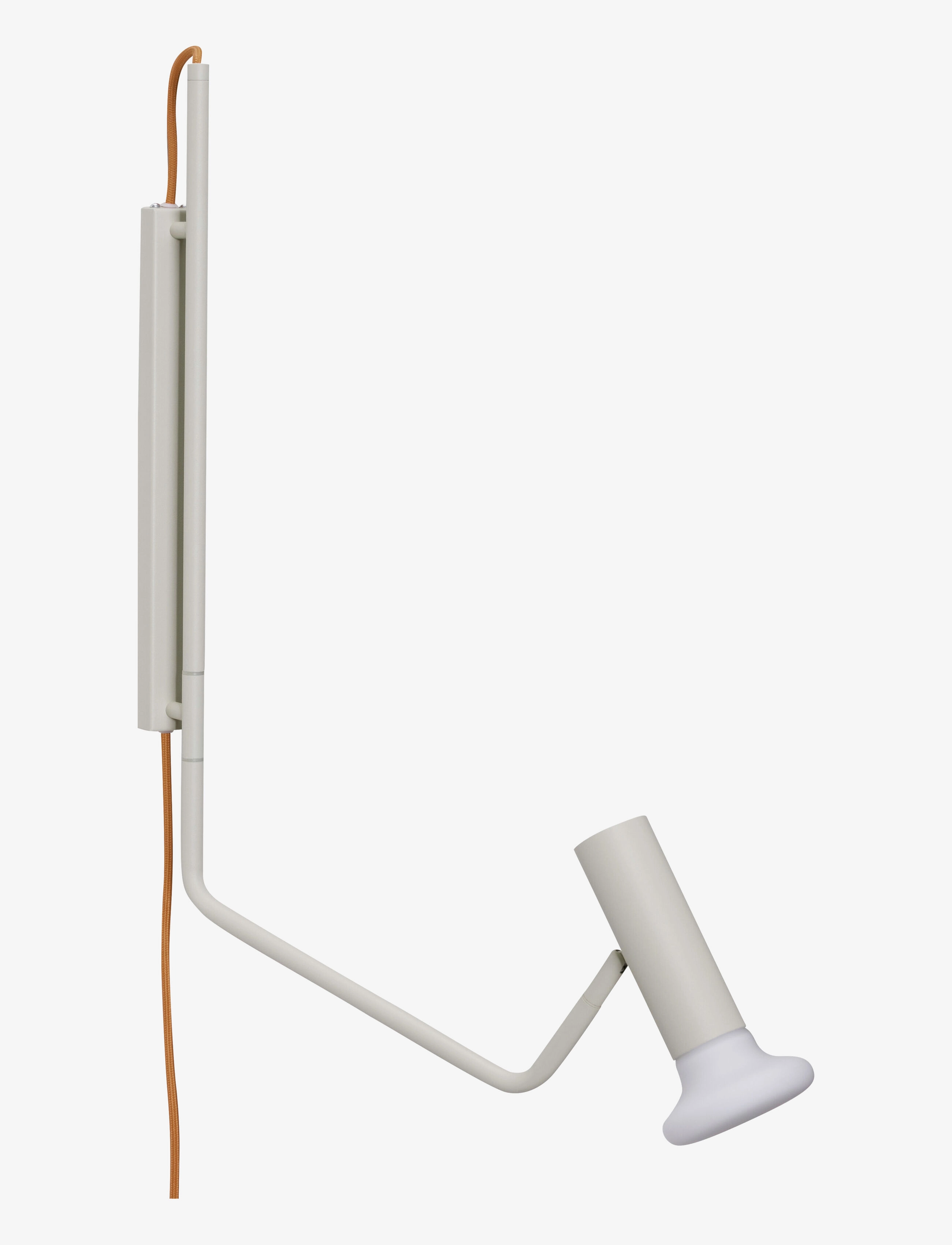 Hübsch Wally Væglampe, Væglampe, Grå, Str: 45X10XH58CM