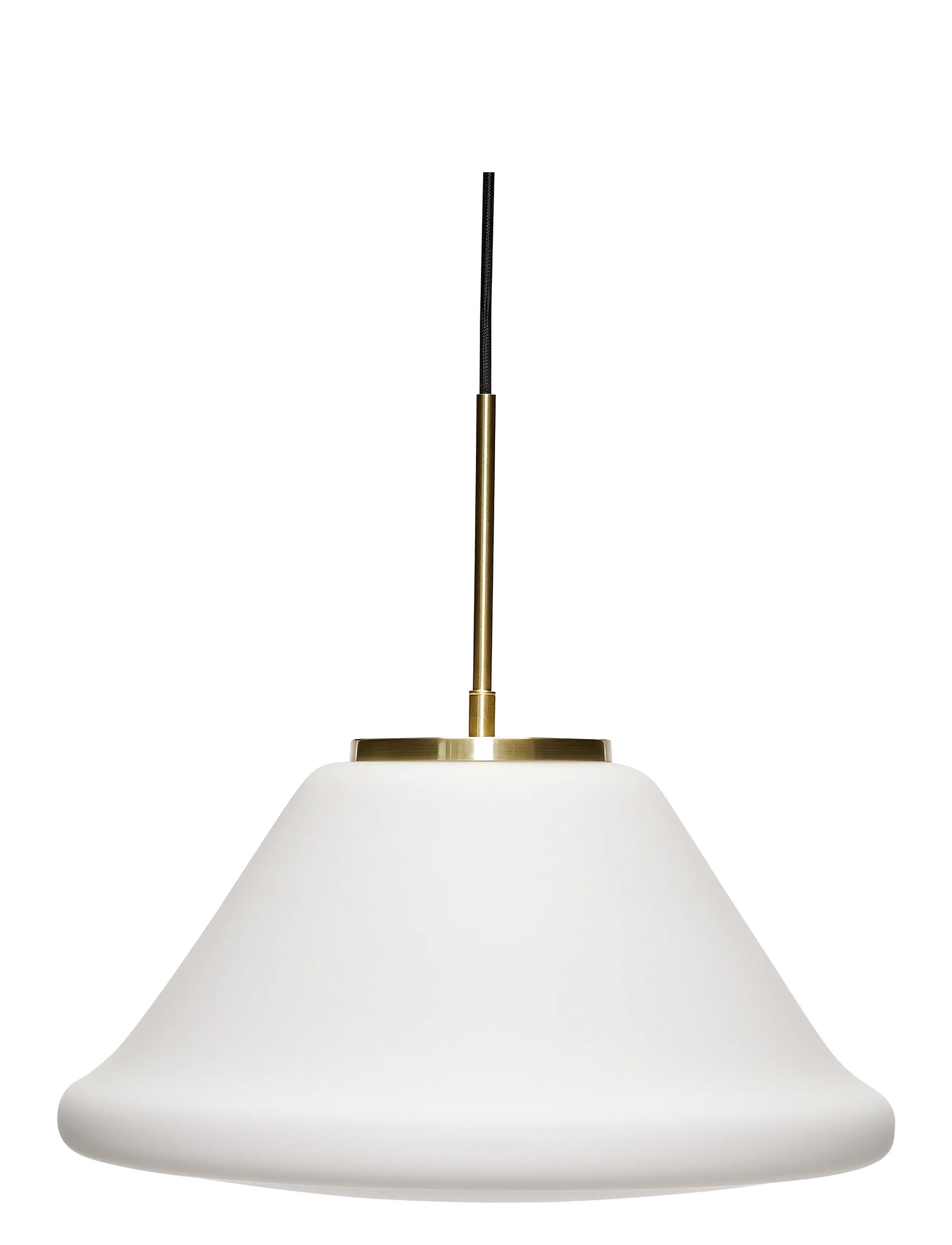 Hübsch Muse Pendant Triangular, Pendellampe, Hvid, Str: 40X38CM