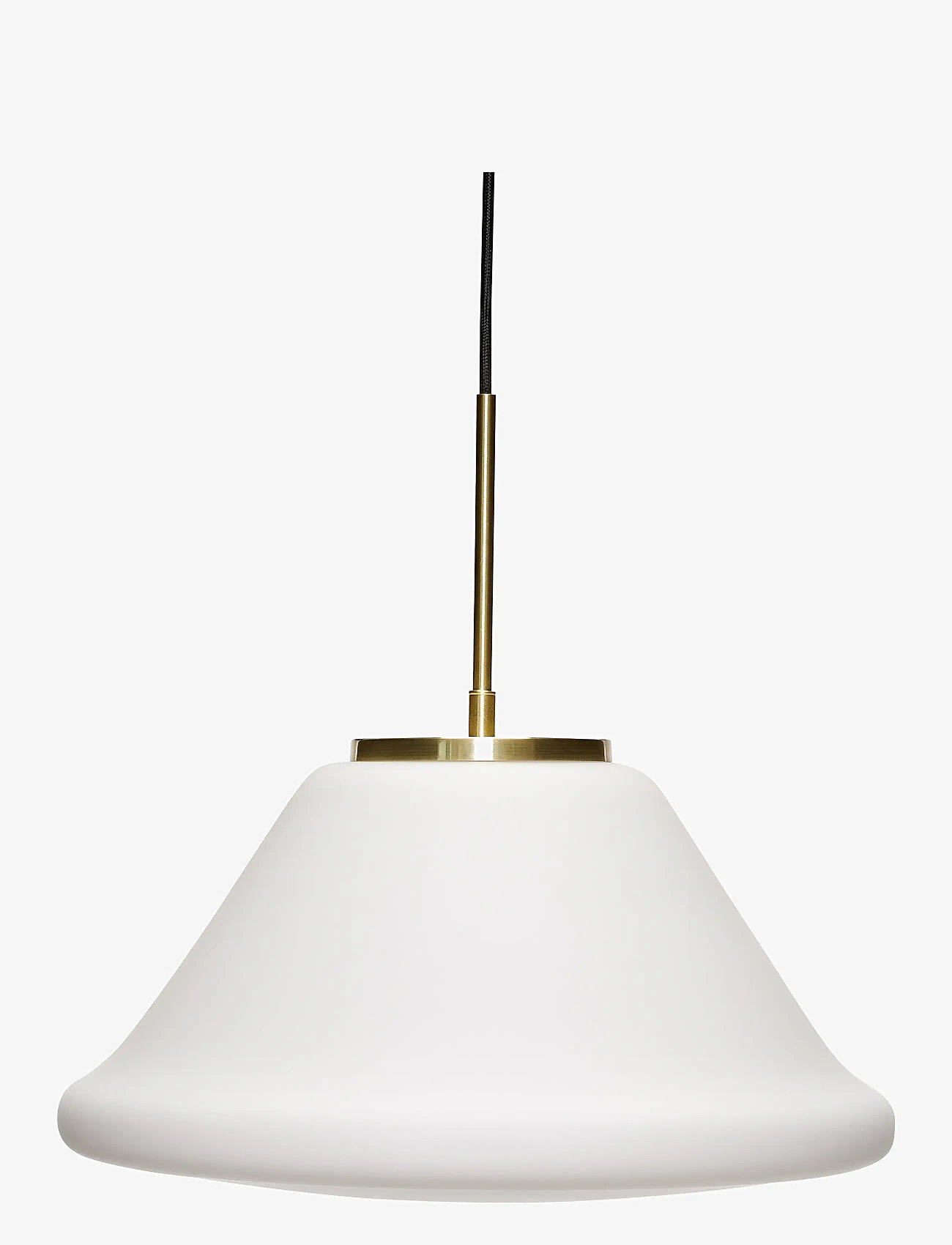 Hübsch - Muse Pendant Triangular - pendellampor - white - 0