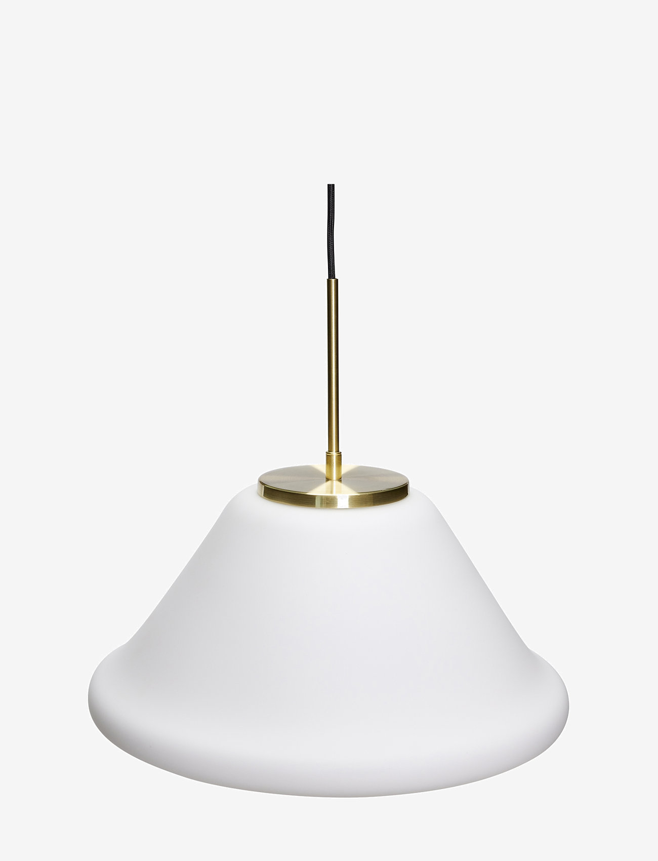 Hübsch - Muse Pendant Triangular - pendellampor - white - 1