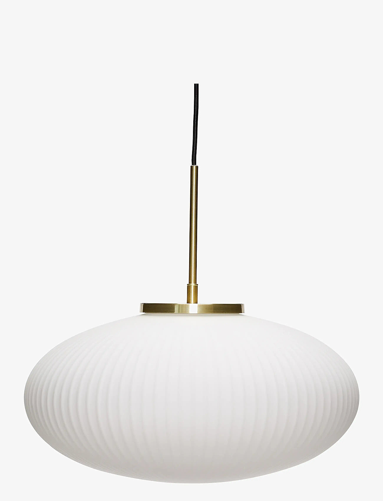 Hübsch - Serene Pendant Ellipse - white - 1