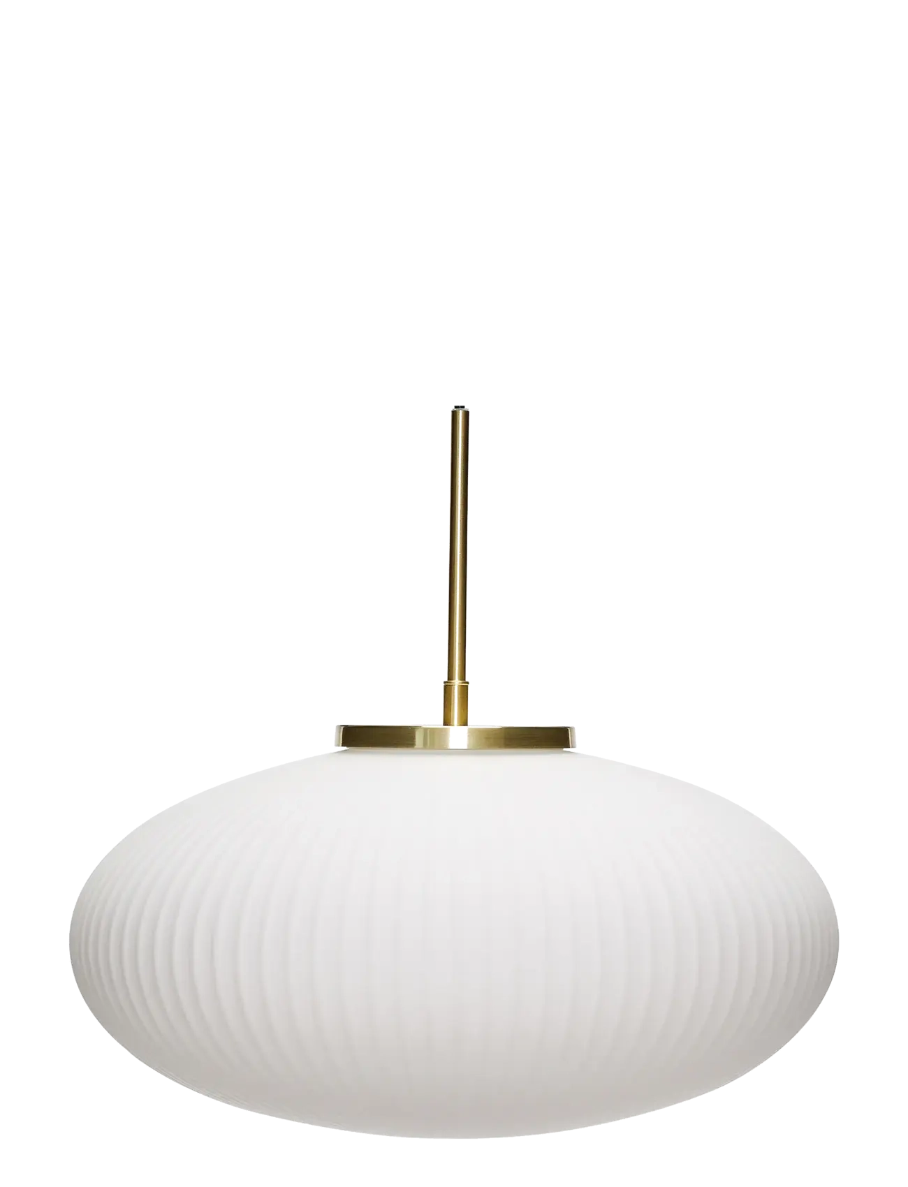 Hübsch Serene Pendant Ellipse, Pendellampe, Hvid, Str: Ø40XH38CM