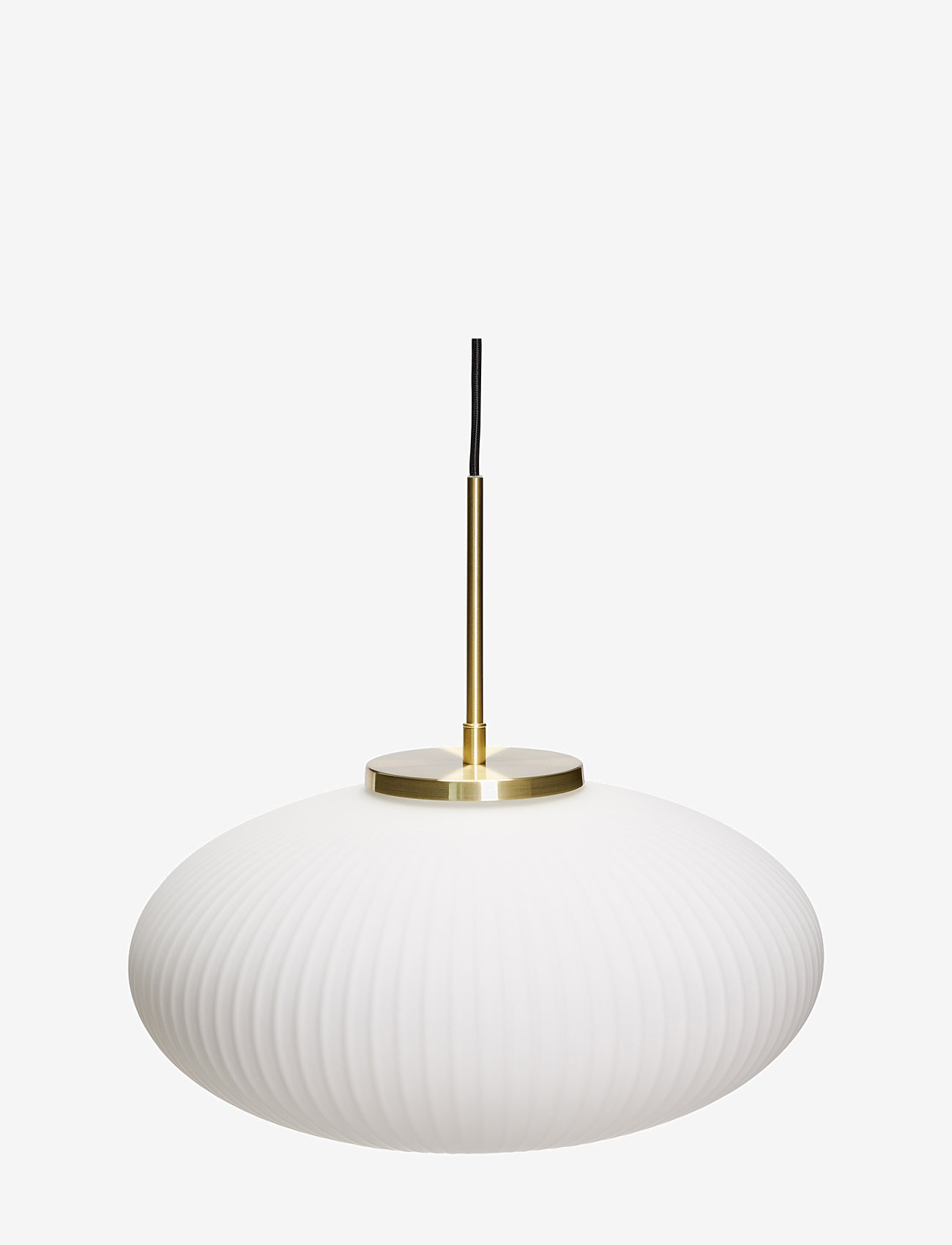 Hübsch - Serene Pendant Ellipse - white - 2