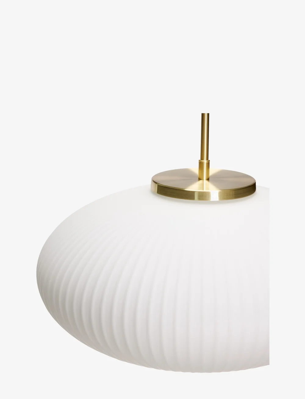 Hübsch - Serene Pendant Ellipse - pendellampen - white - 2