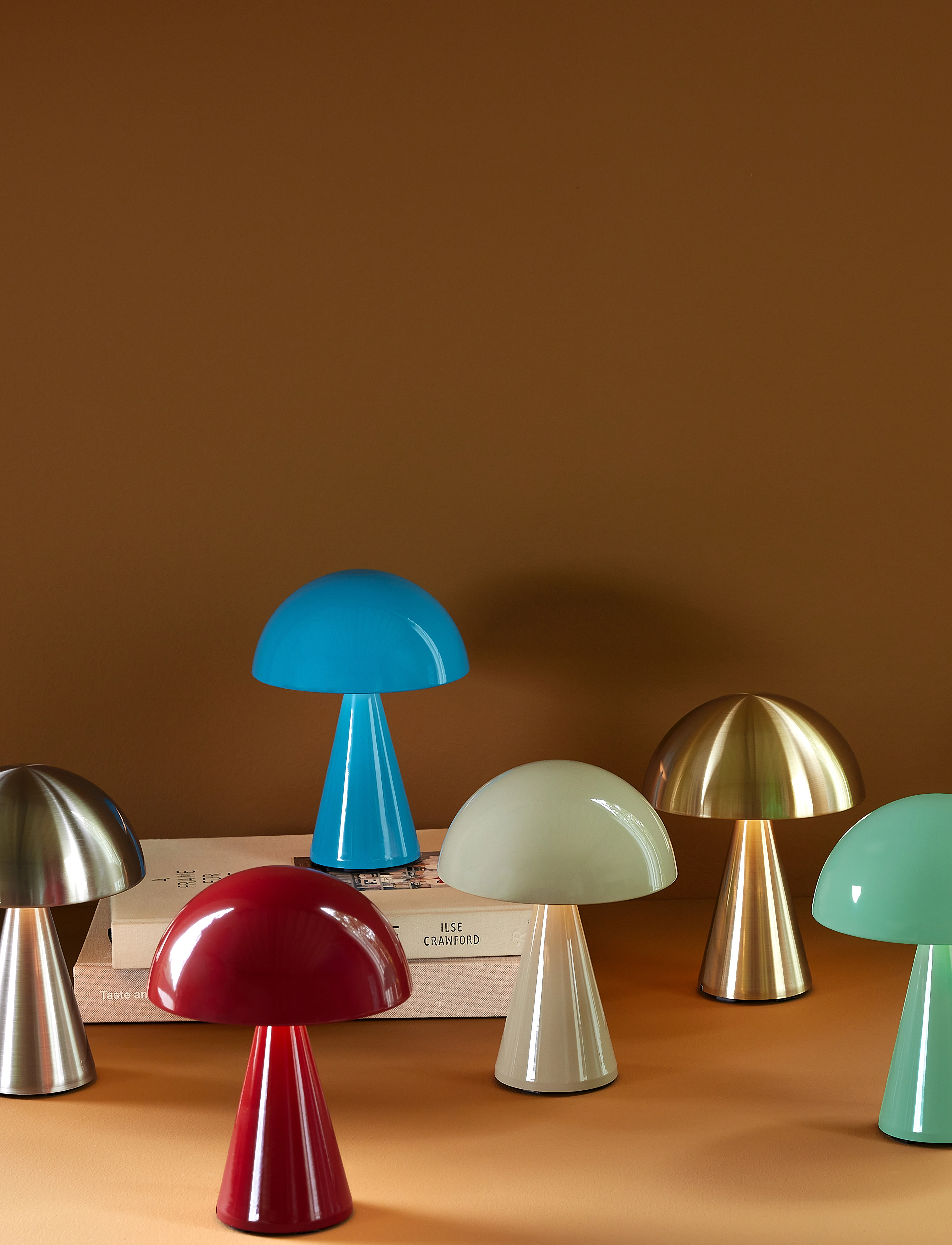 Hübsch Mush Portable Lamp - Konfirmation - NICKEL / silver
