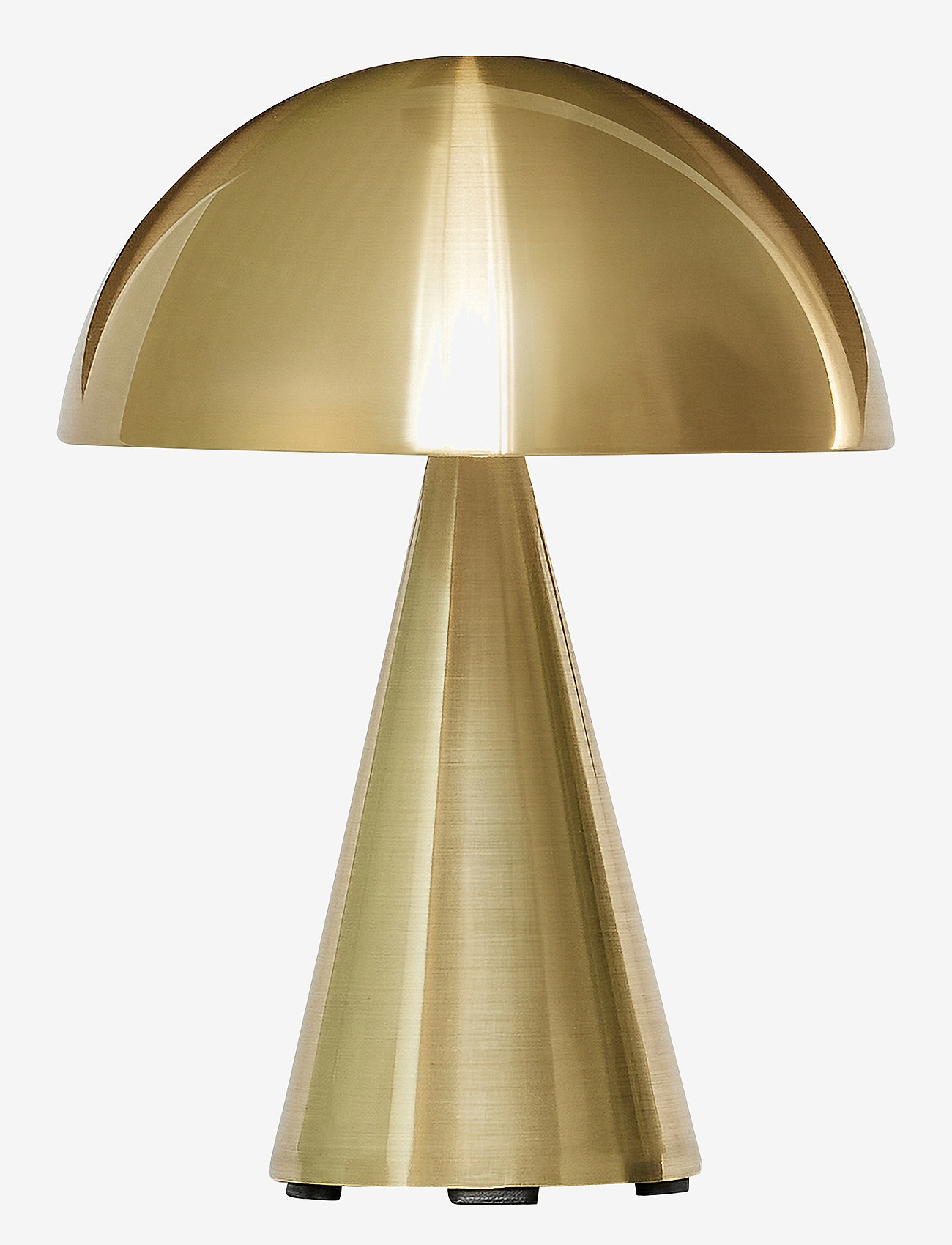 Hübsch - Mush Portable Lamp - kaasaskantavad lambid - brass - 1