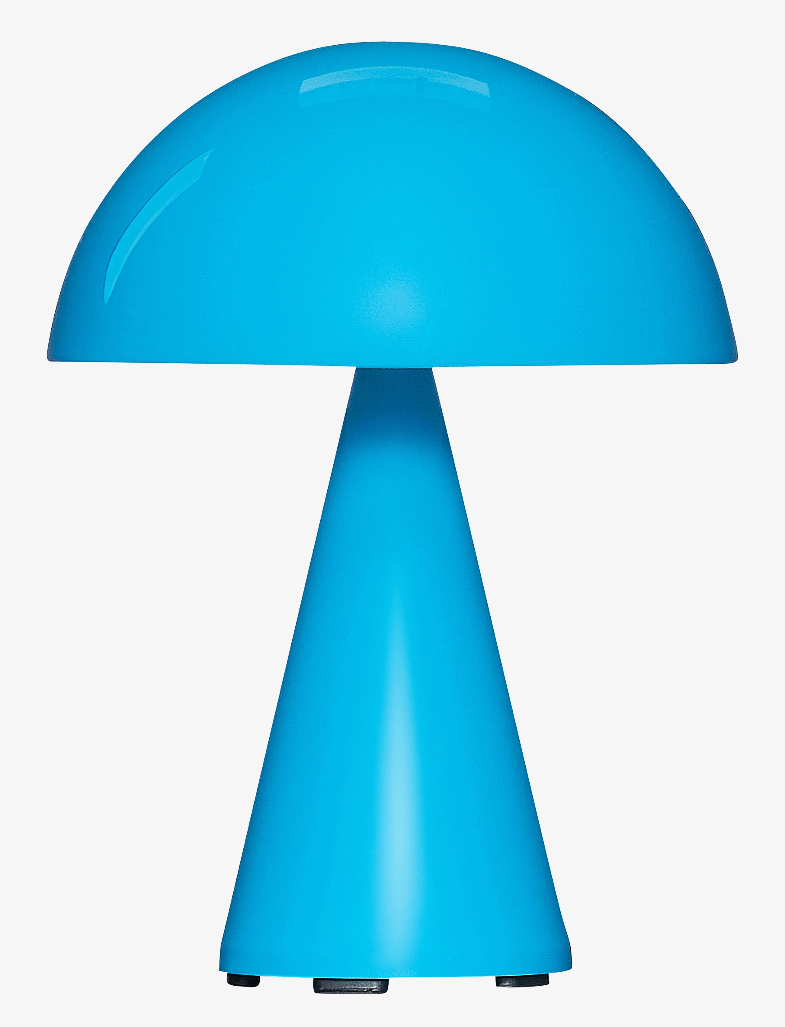 Hübsch Mush Portable Lamp, Bordlampe, Blå, Str: Ø15XH20CM