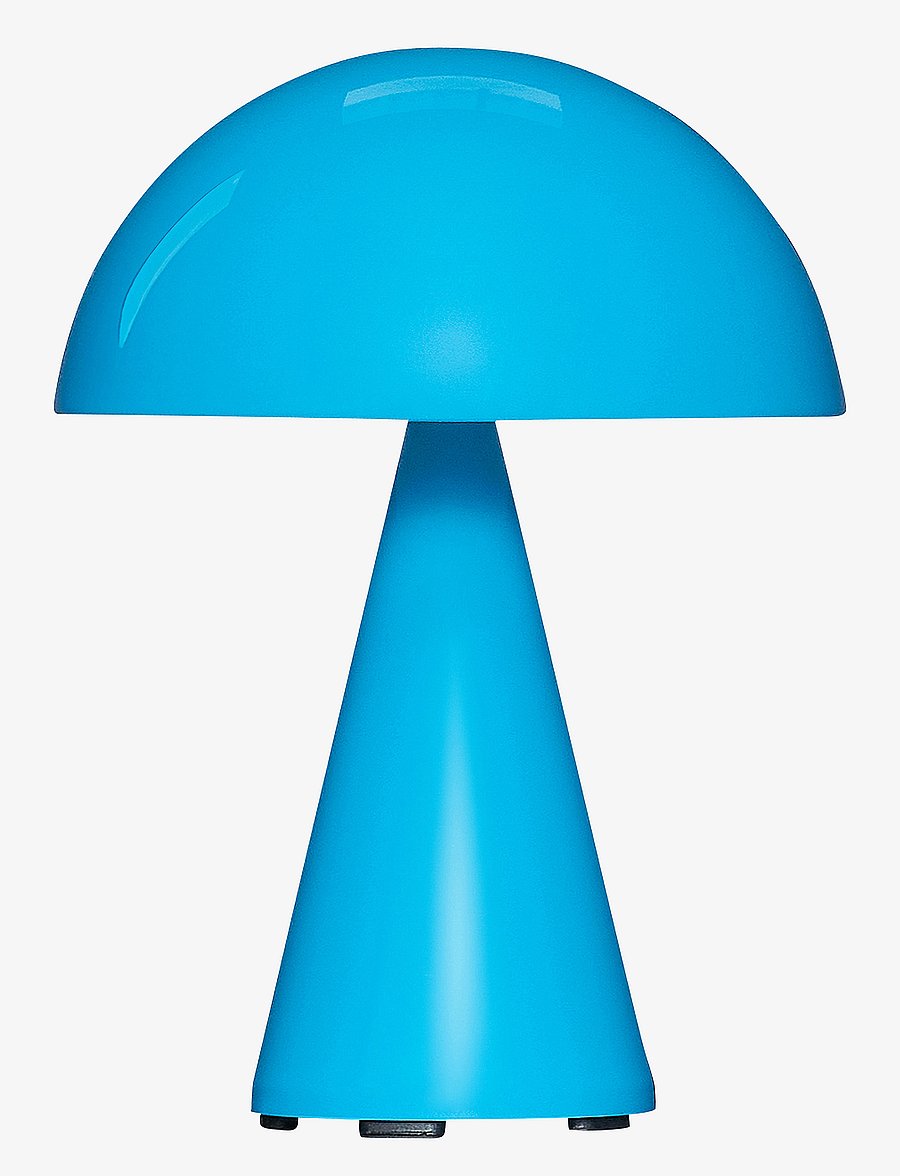 Hübsch - Mush Portable Lamp - mobile lampen - blue - 1