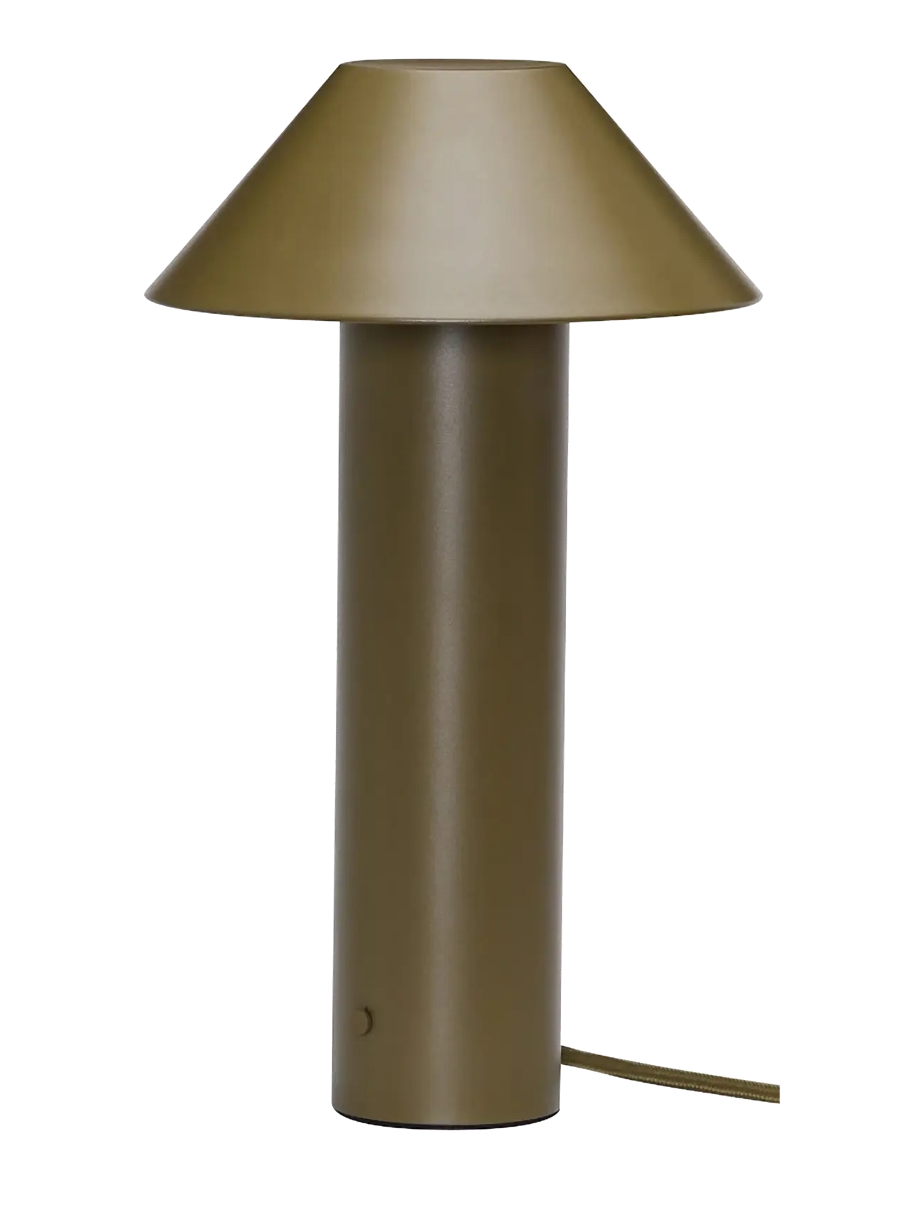 Hübsch Tower Table Lamp Green, Bordlampe, Grøn, Str: 19X32CM