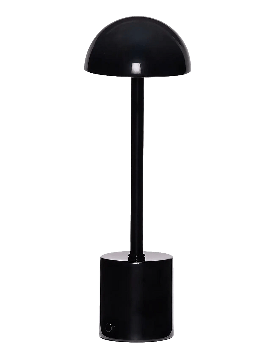 Hübsch - Taten Portable Lamp Black - mobile lampen - black - 1