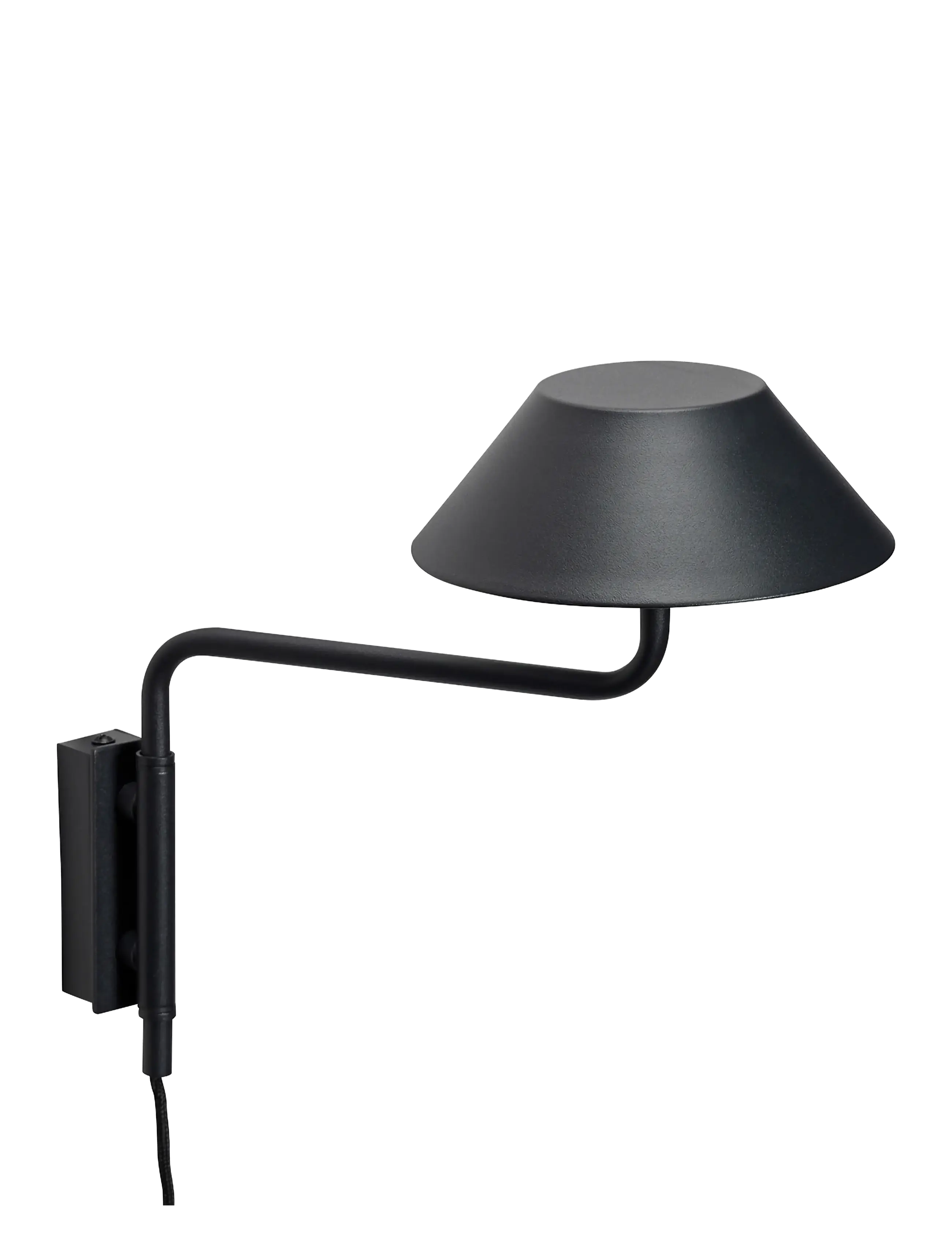 Hübsch - Cover Wall Lamp Black - wandleuchten - black - 2