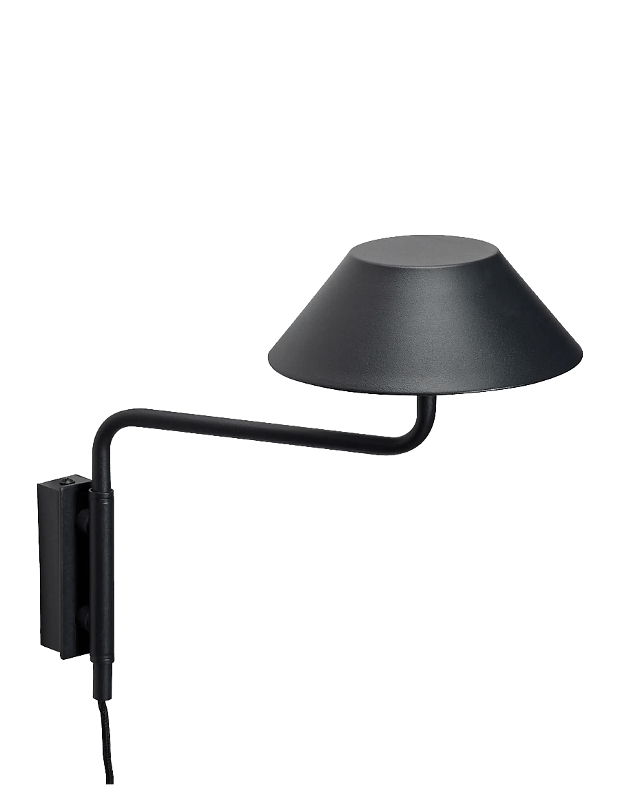 Hübsch - Cover Wall Lamp Black - wandleuchten - black - 2
