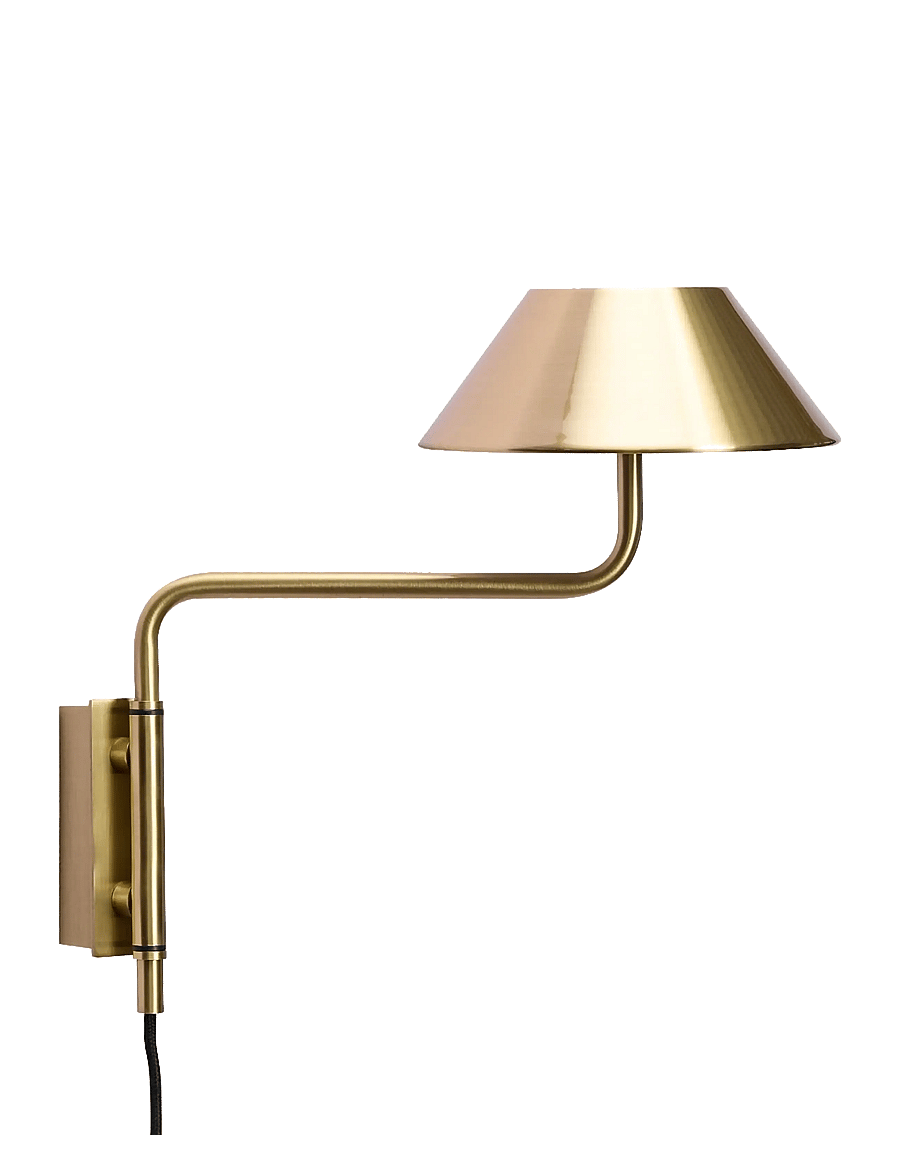Hübsch - Cover Wall Lamp Brass - wandleuchten - brass - 1