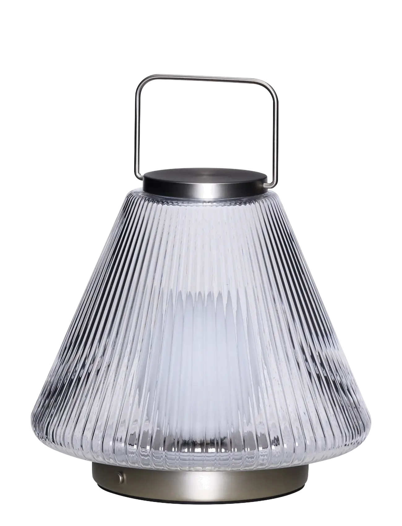 Hübsch Tou Transportabel Lampe Klar - Belysning - NICKEL / silver