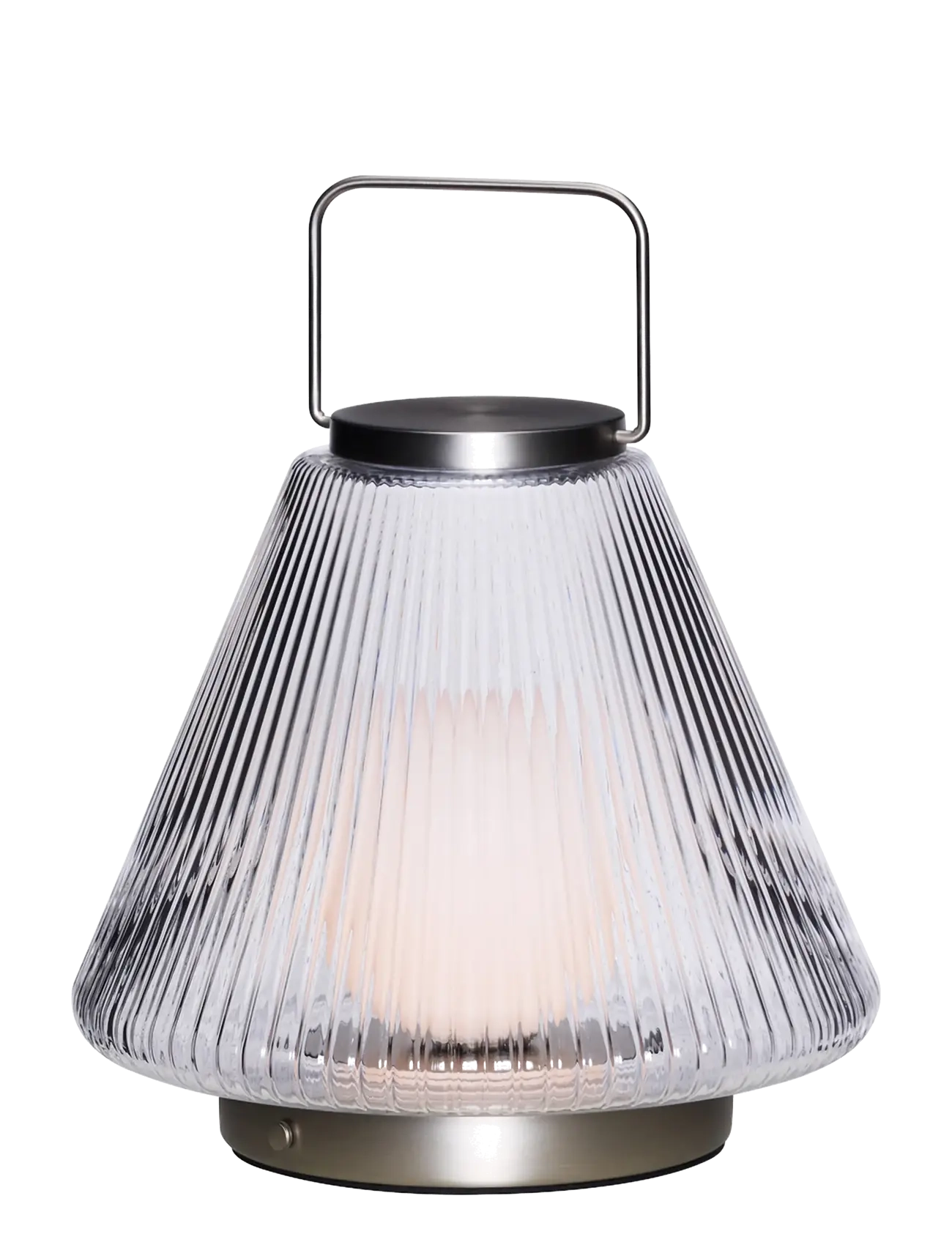 Hübsch - Tou Transportabel Lampe Klar - nickel - 2
