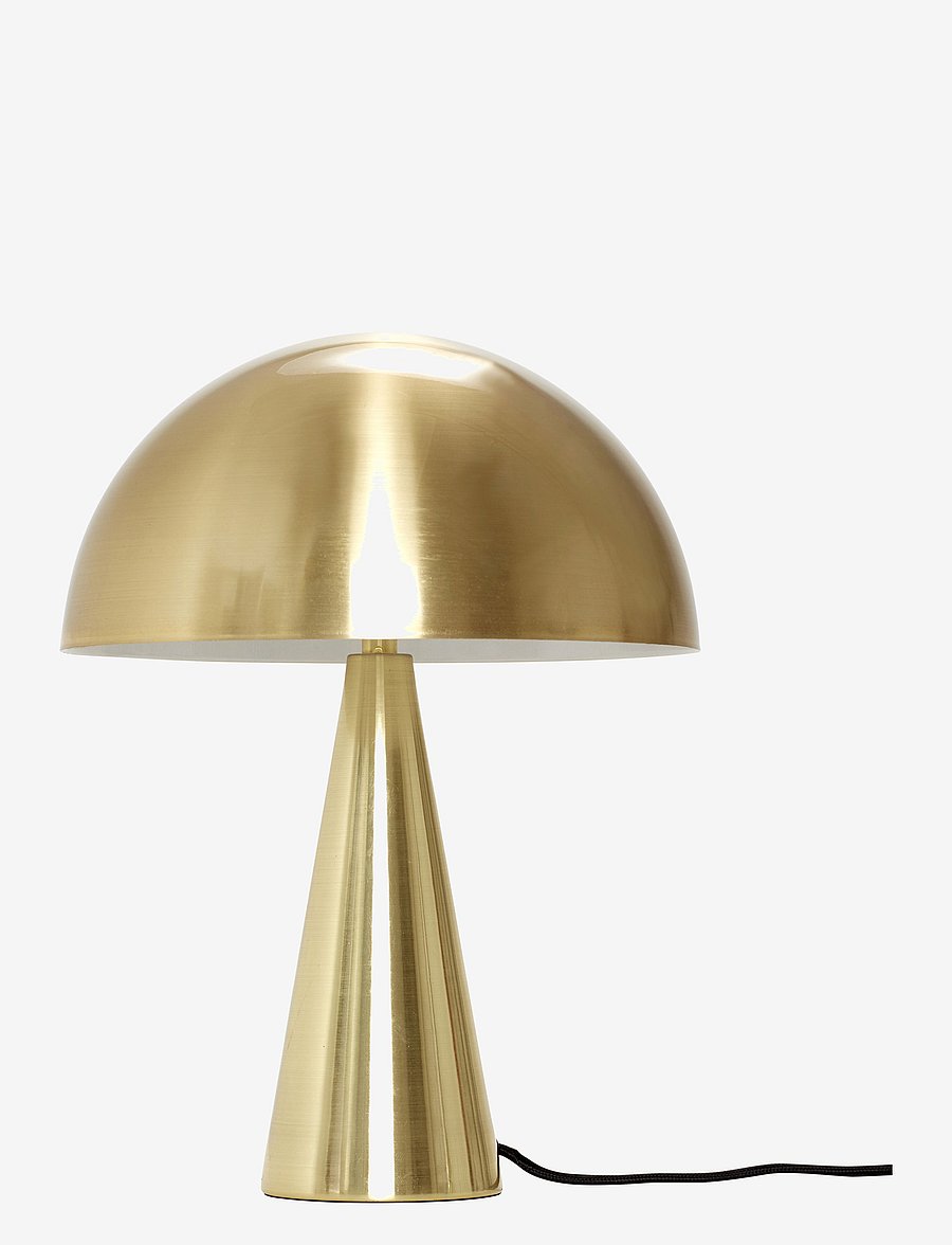 Hübsch - Mush Table Lamp - schreibtisch- & tischlampen - brass - 1