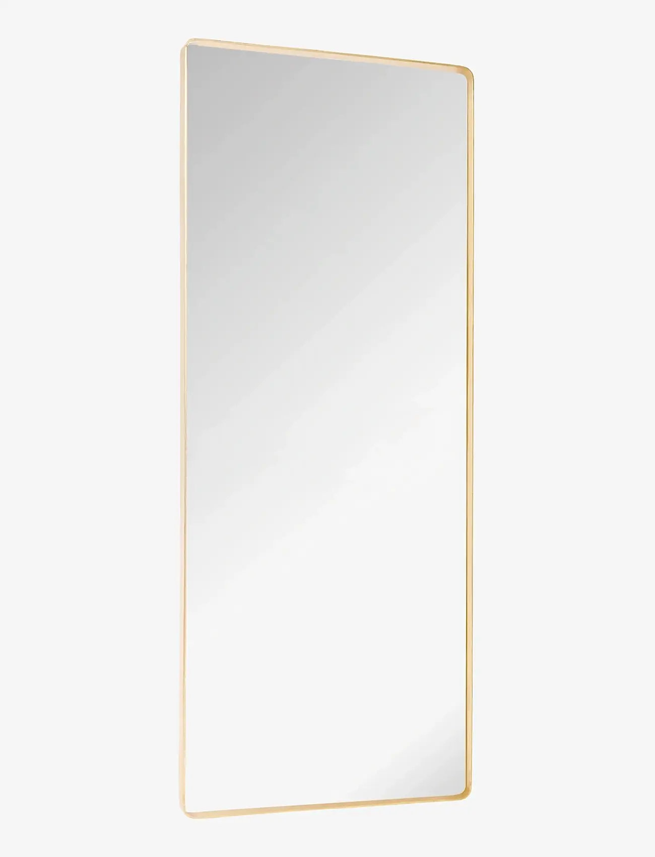 Hübsch - Retro Wall Mirror Large Brass - väggspeglar - brass - 1