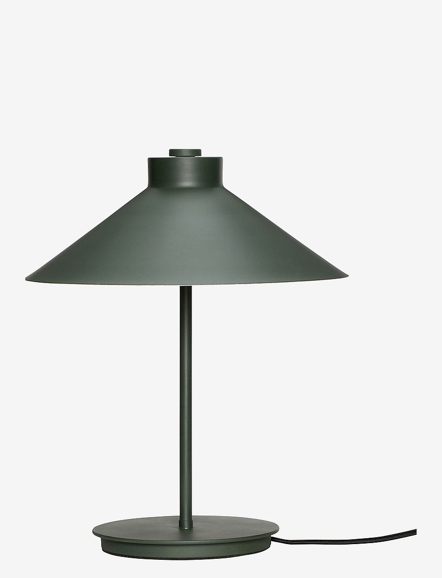 Hübsch - Shape Table Lamp Green - schreibtisch- & tischlampen - green - 1