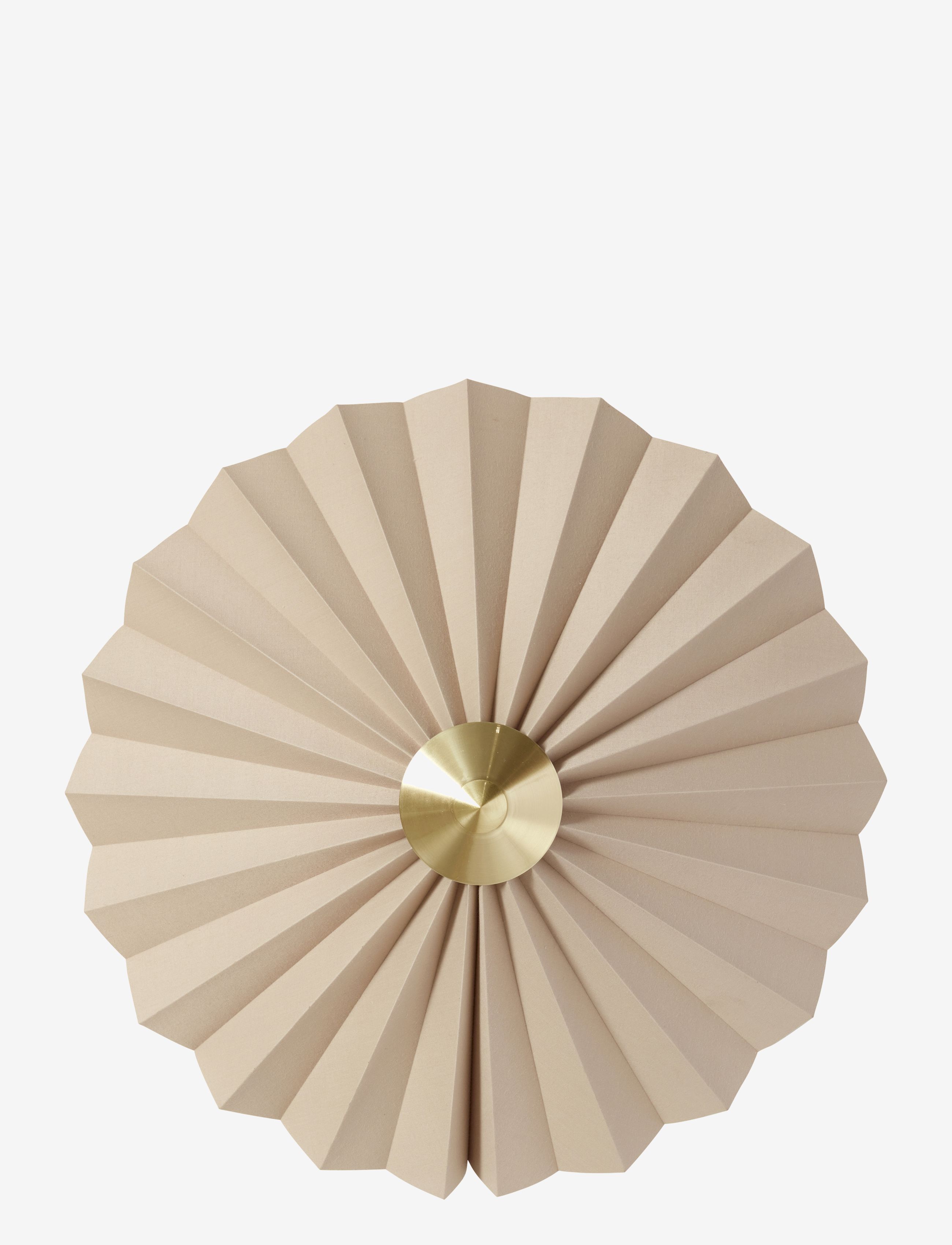 Hübsch - Pliss Wall Lamp - wandleuchten - sand - 3