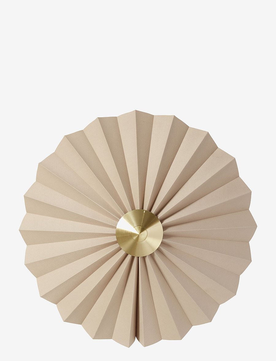 Hübsch - Pliss Wall Lamp - seinalambid - sand - 3