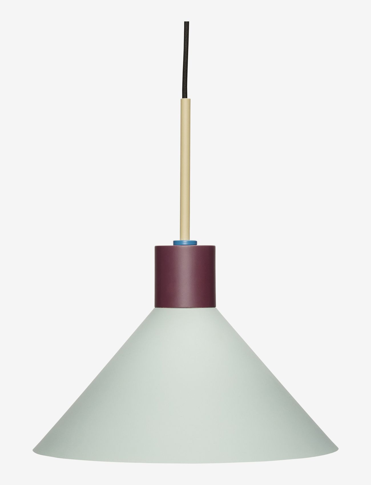 Hübsch - Crayon Lampe - pendler - lue/burgundy - 0