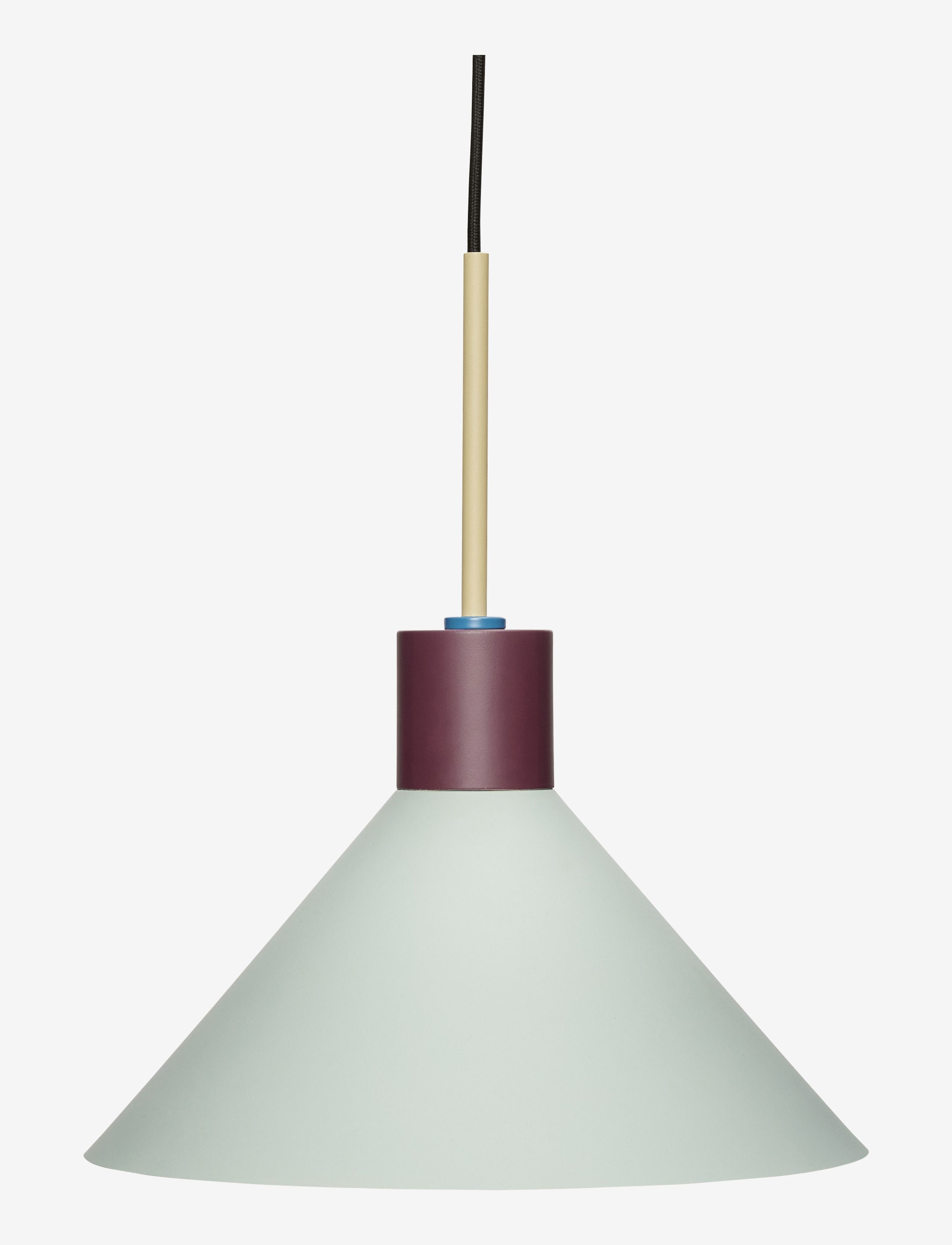 Hübsch Crayon Lamp - Pendellampen - LUE/BURGUNDY / multi