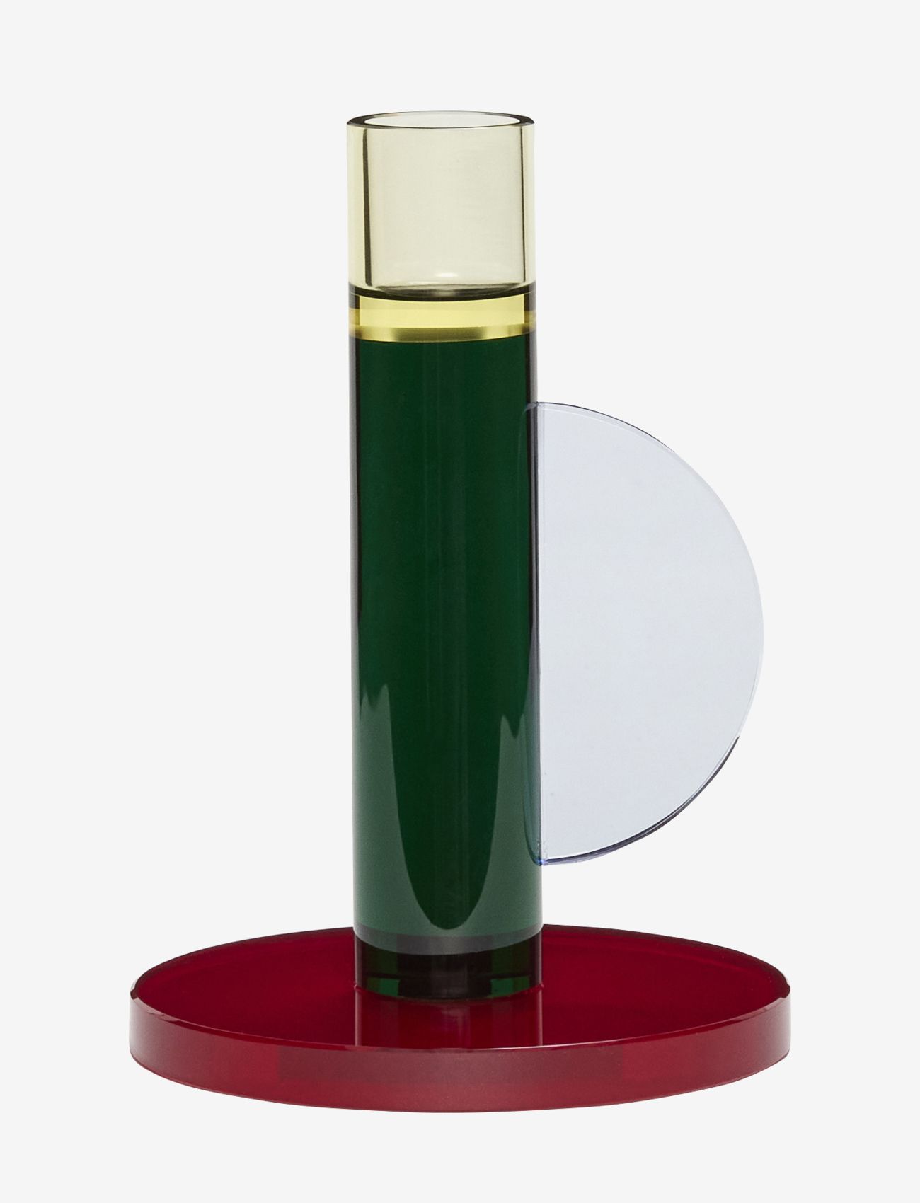 Hübsch - Astro Tealight Holder - kynttilänjalat - red/yellow/green - 0
